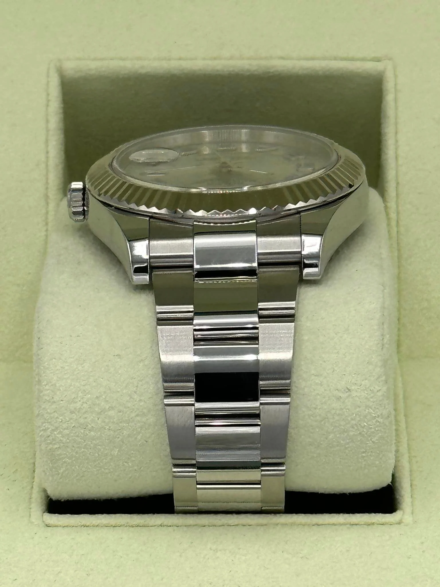 2012 Rolex Datejust II 41mm 116334 Oyster Silver Numerical Dial - Image 4