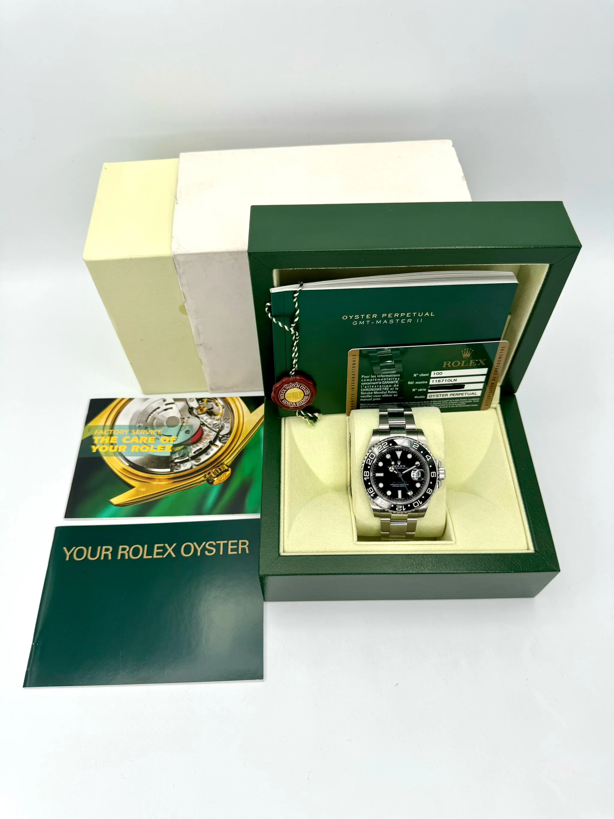 2012 Rolex GMT-Master II 40mm 116710LN Stainless Steel Black Dial - Image 12