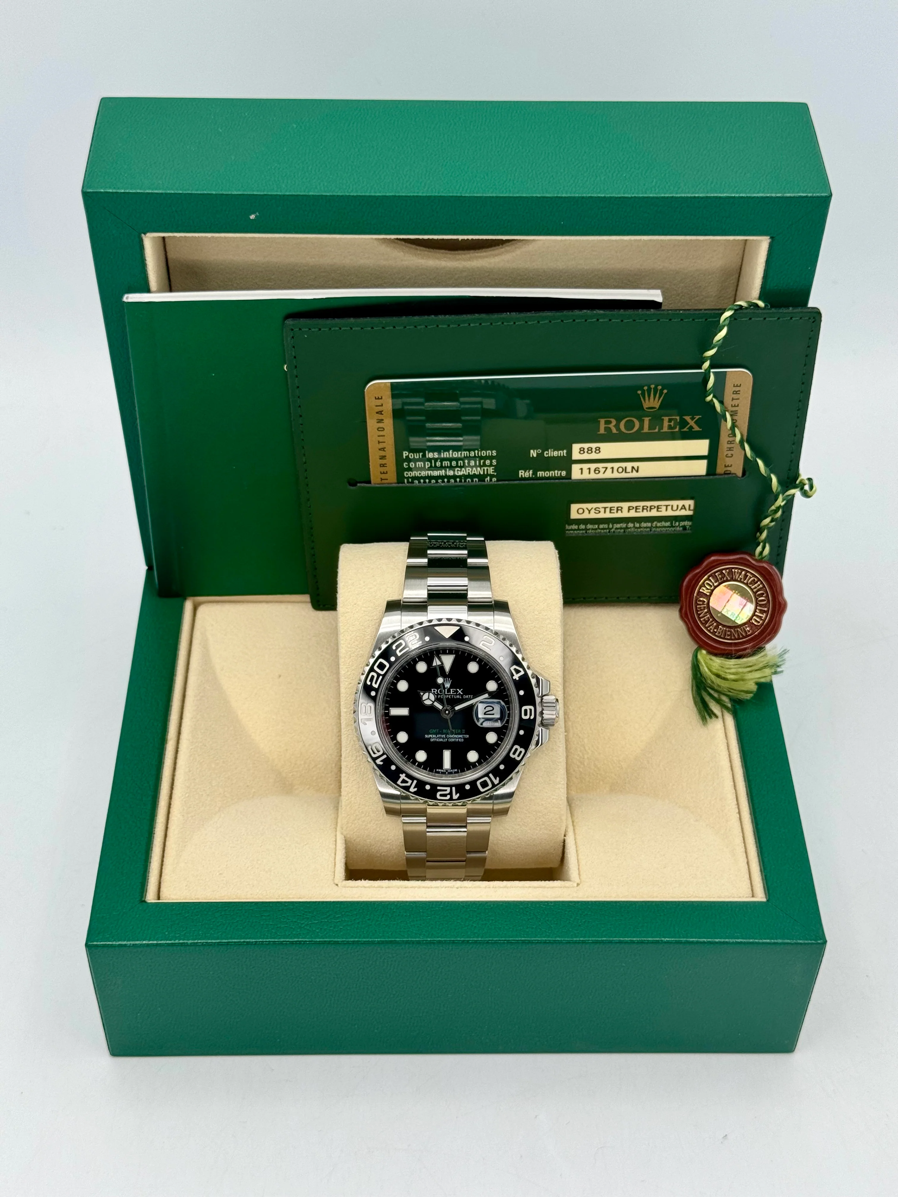 2012 Rolex GMT-Master II 40mm 116710LN Stainless Steel Black Dial - Image 11