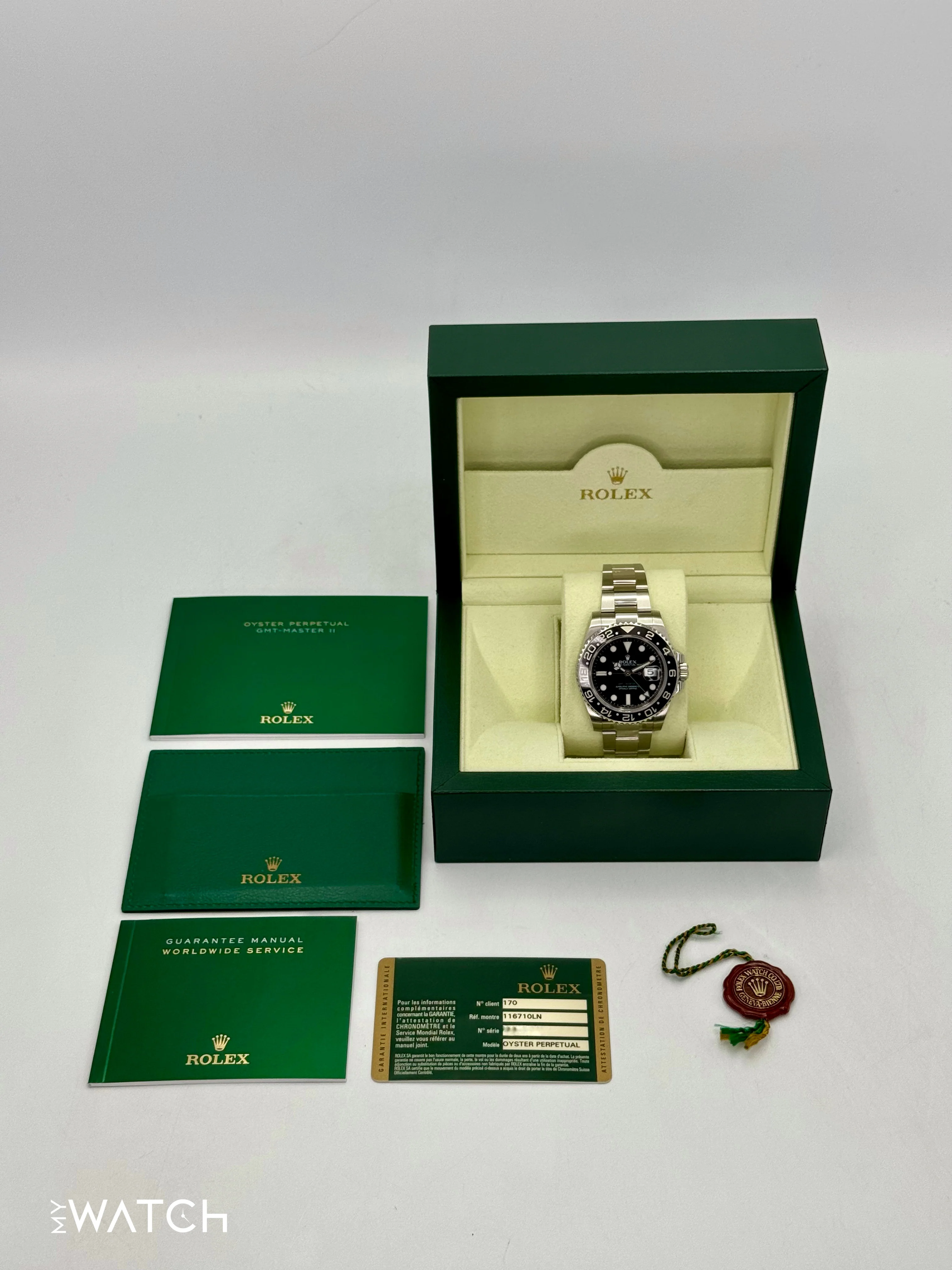 2012 Rolex GMT-Master II 40mm 116710LN Stainless Steel Black Dial - Image 10
