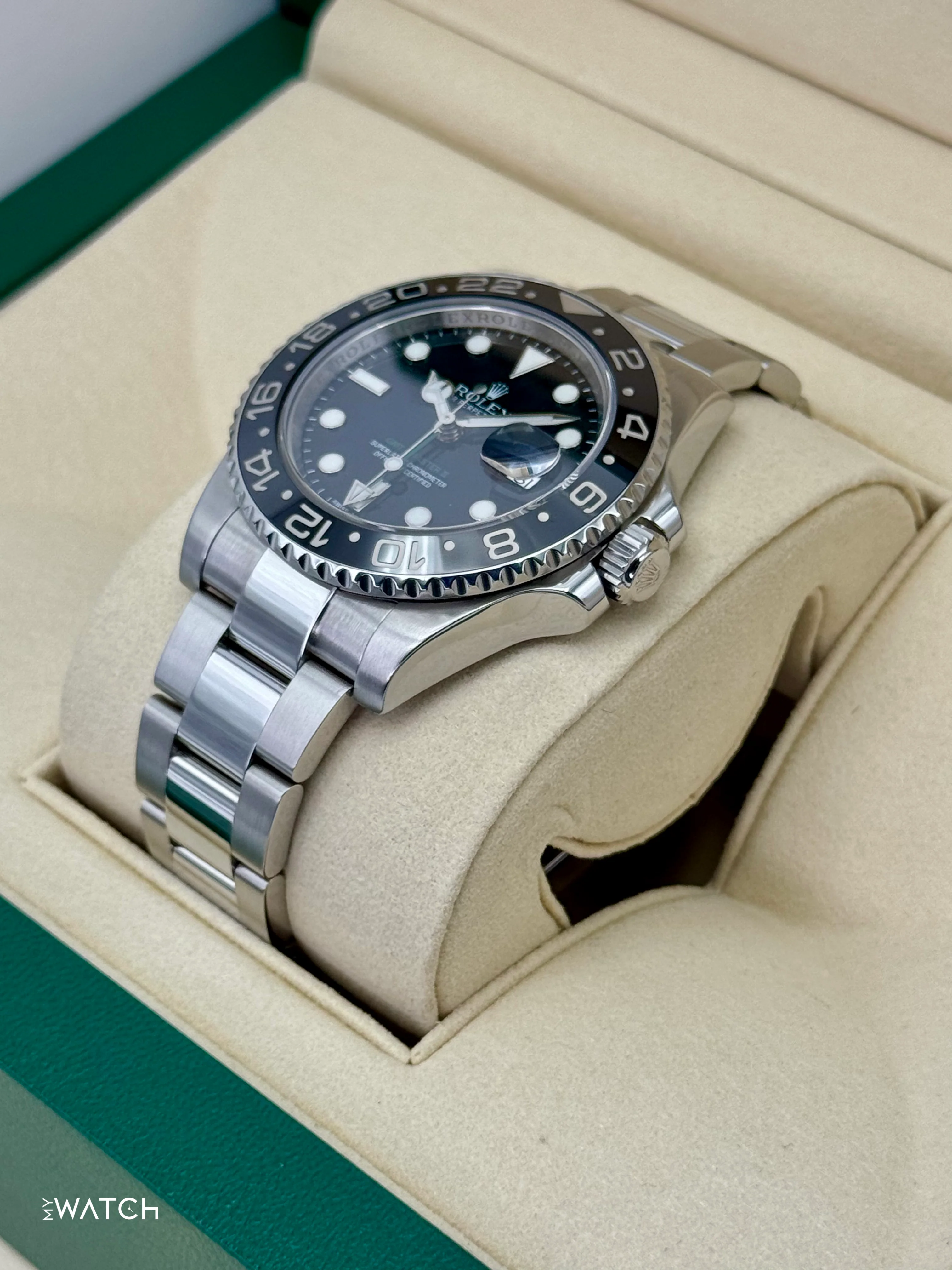 2012 Rolex GMT-Master II 40mm 116710LN Stainless Steel Black Dial - Image 6
