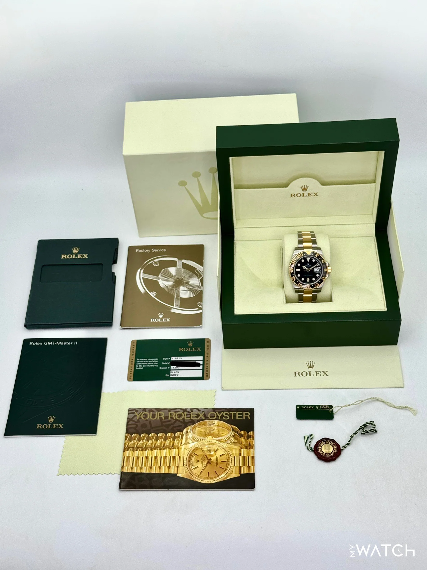 2012 Rolex GMT-Master II 40mm 116713LN Two-Tone Black Dial - Image 10
