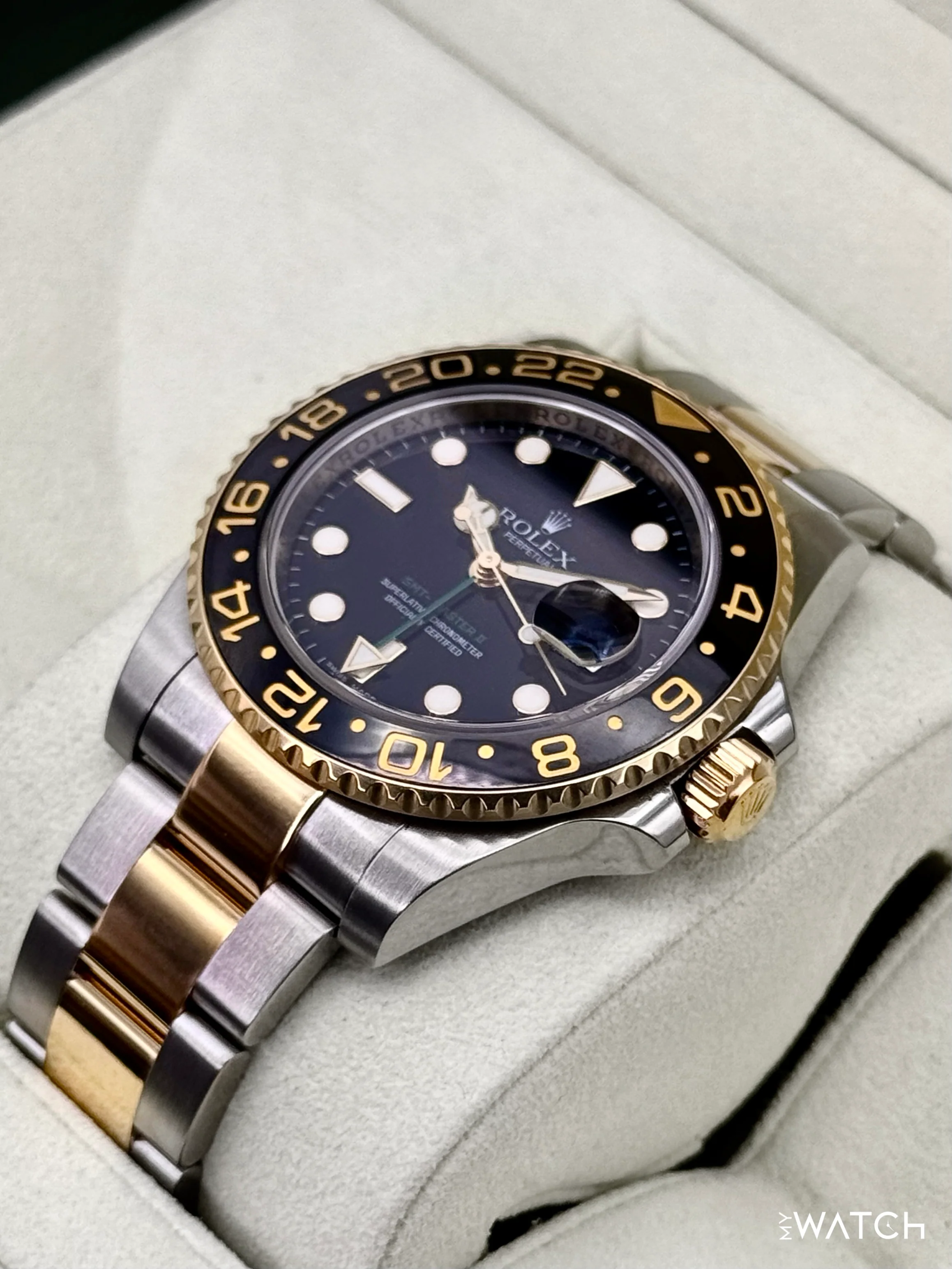 2012 Rolex GMT-Master II 40mm 116713LN Two-Tone Black Dial - Image 5