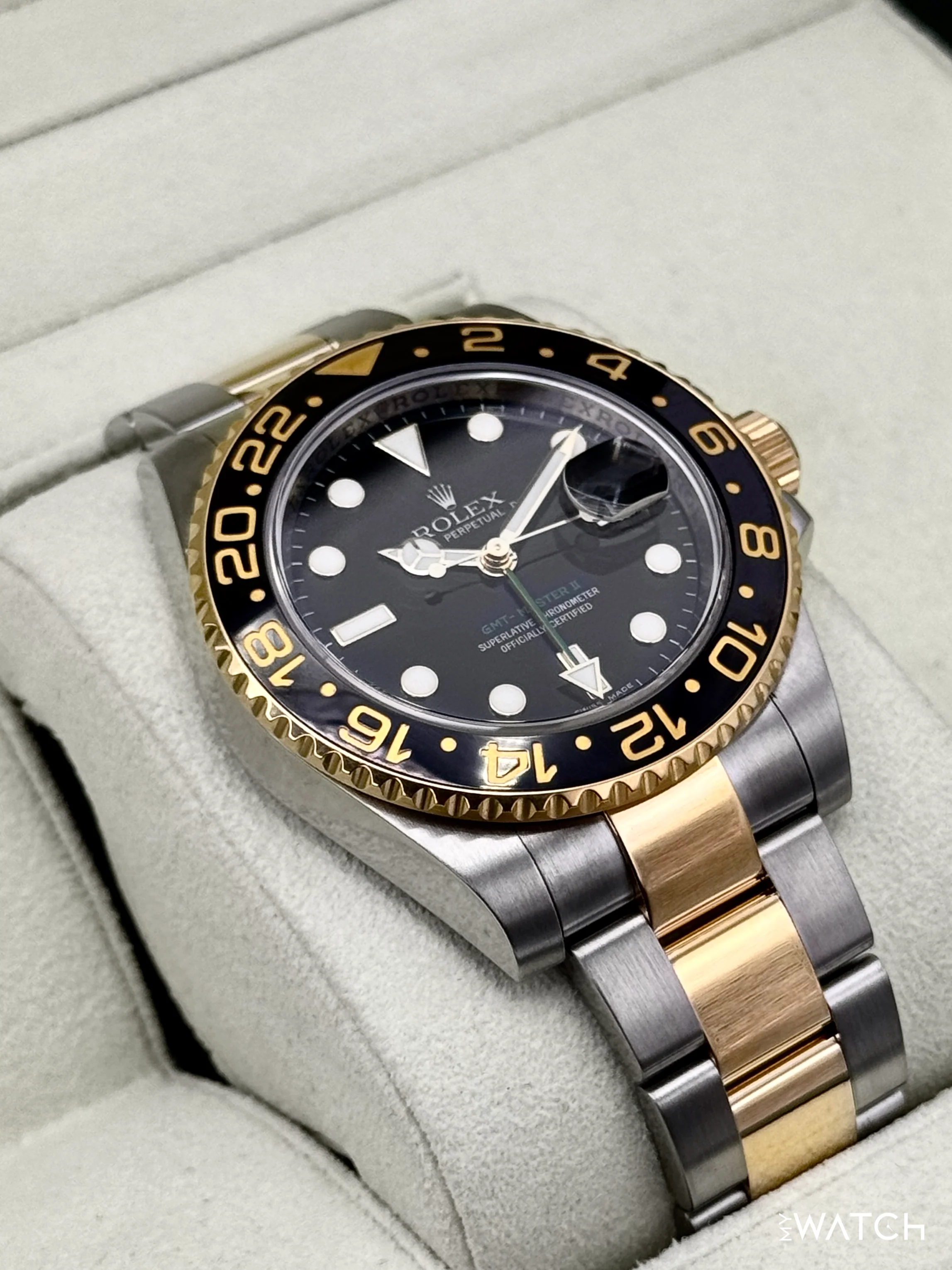 2012 Rolex GMT-Master II 40mm 116713LN Two-Tone Black Dial - Image 6
