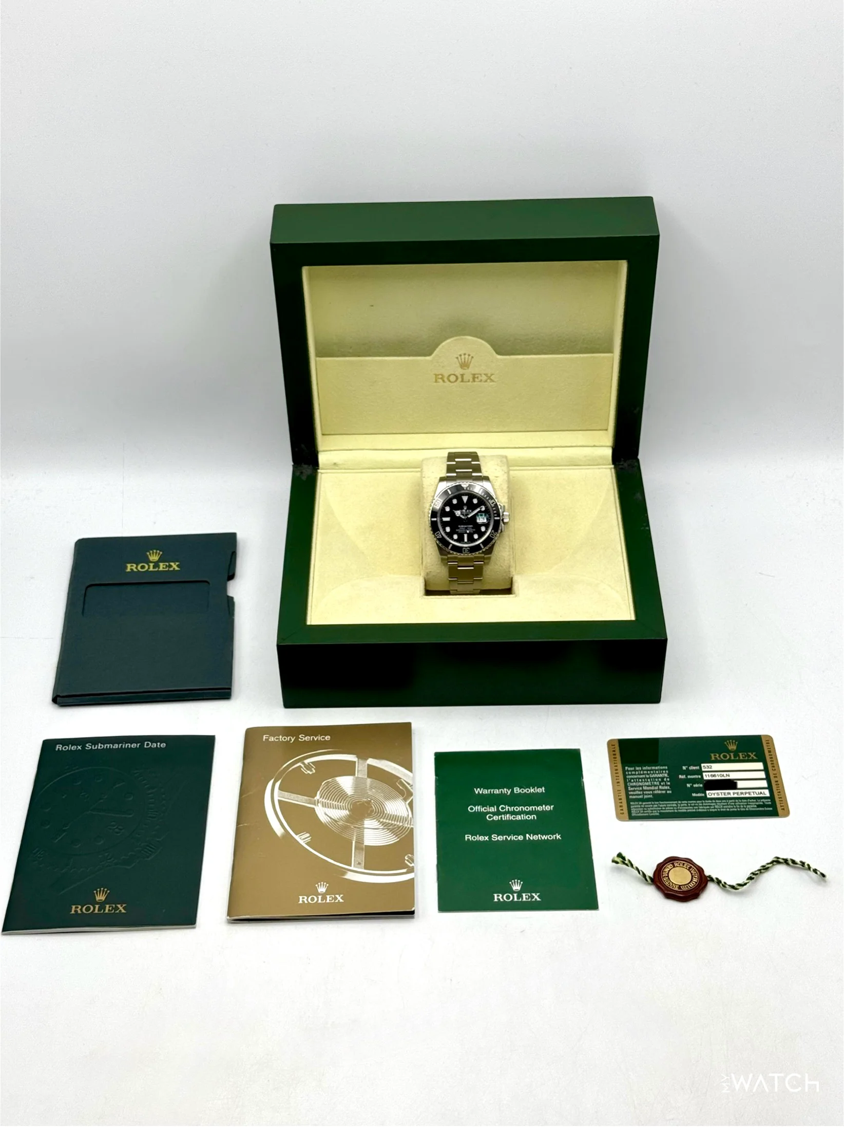 2012 Rolex Submariner 40mm 116610LN Stainless Steel Black Dial - Image 10