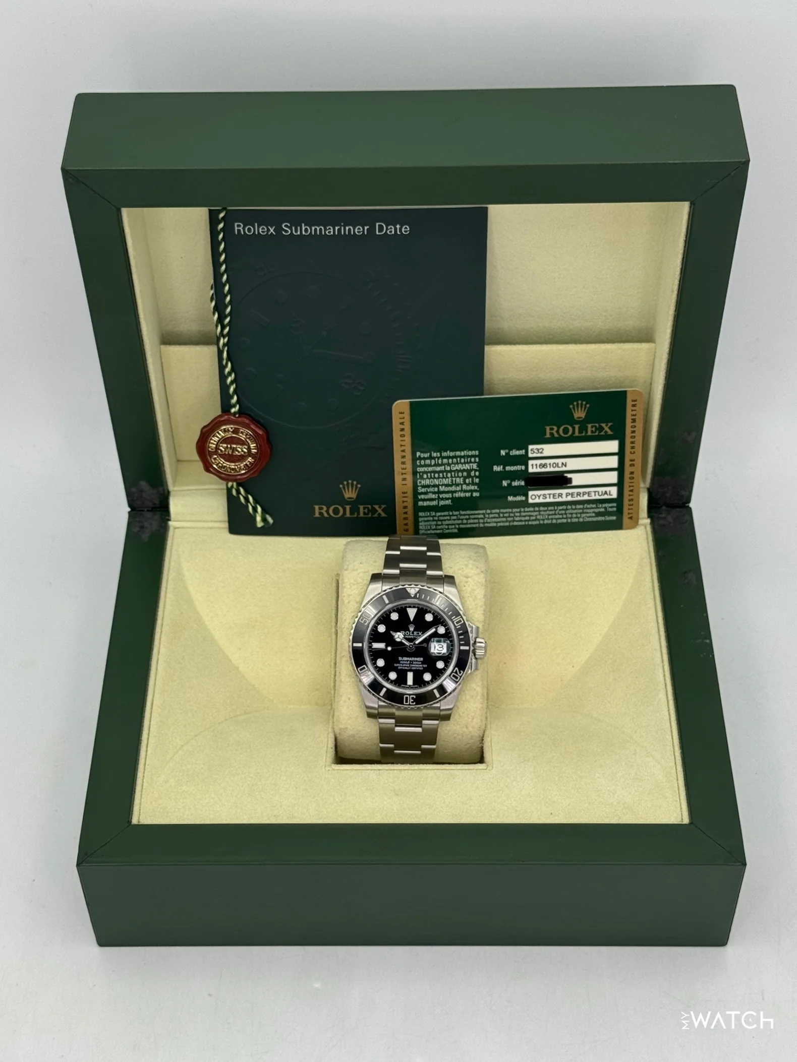 2012 Rolex Submariner 40mm 116610LN Stainless Steel Black Dial - Image 9