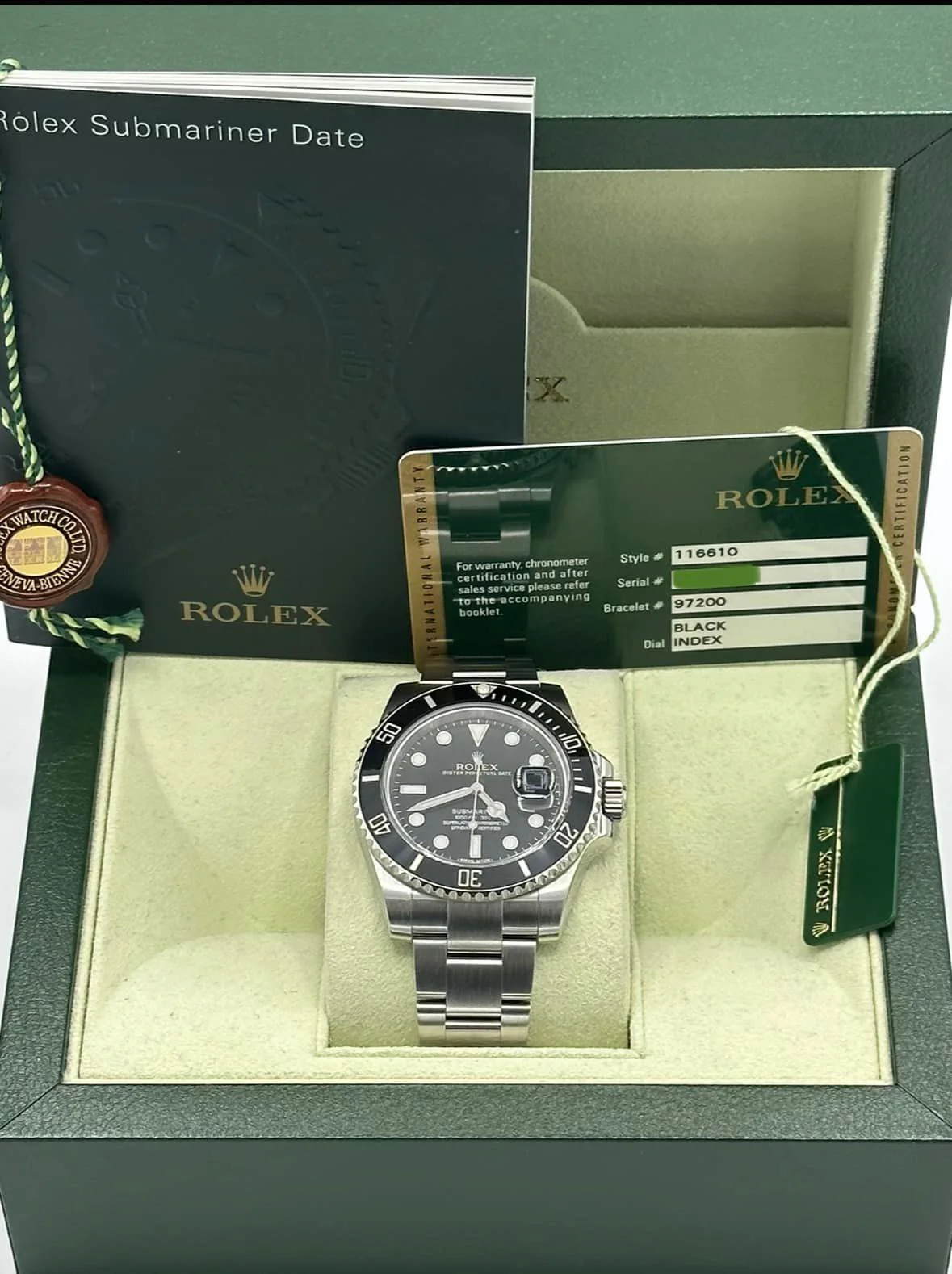2012 Rolex Submariner Date 40mm 116610 Black Dial - Image 11