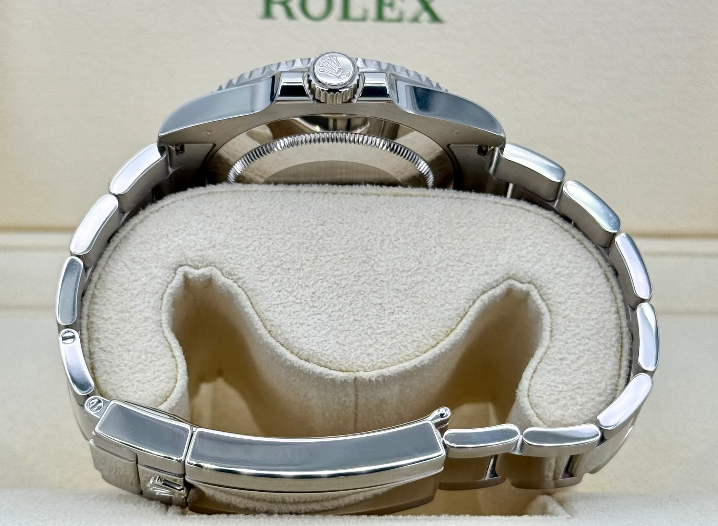 2012 Rolex Submariner "Smurf" 40mm 116619 White Gold Blue Dial - Image 9