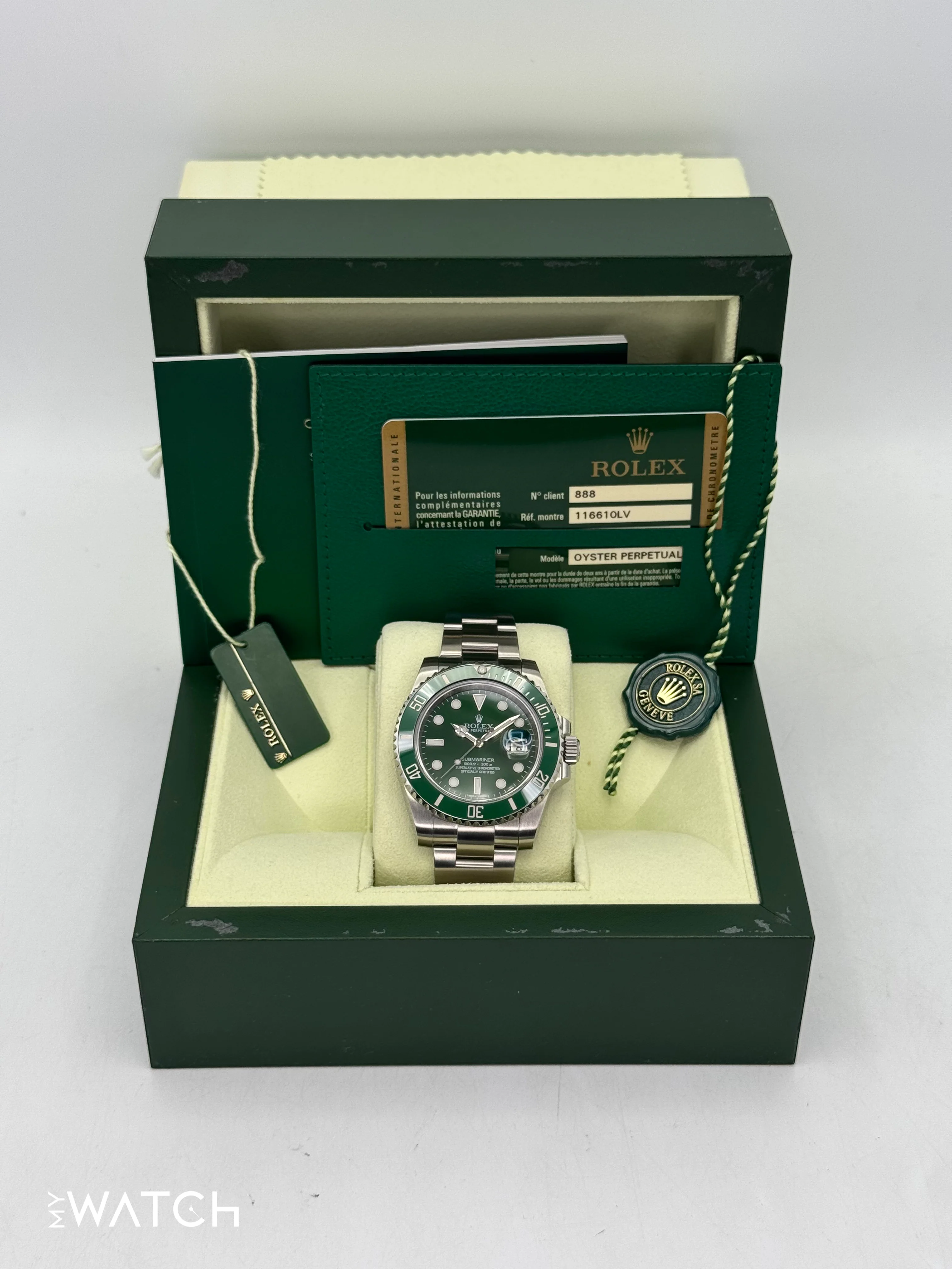 2012 Rolex Submariner “Hulk” 40mm 116610LV Green Dial - Image 10