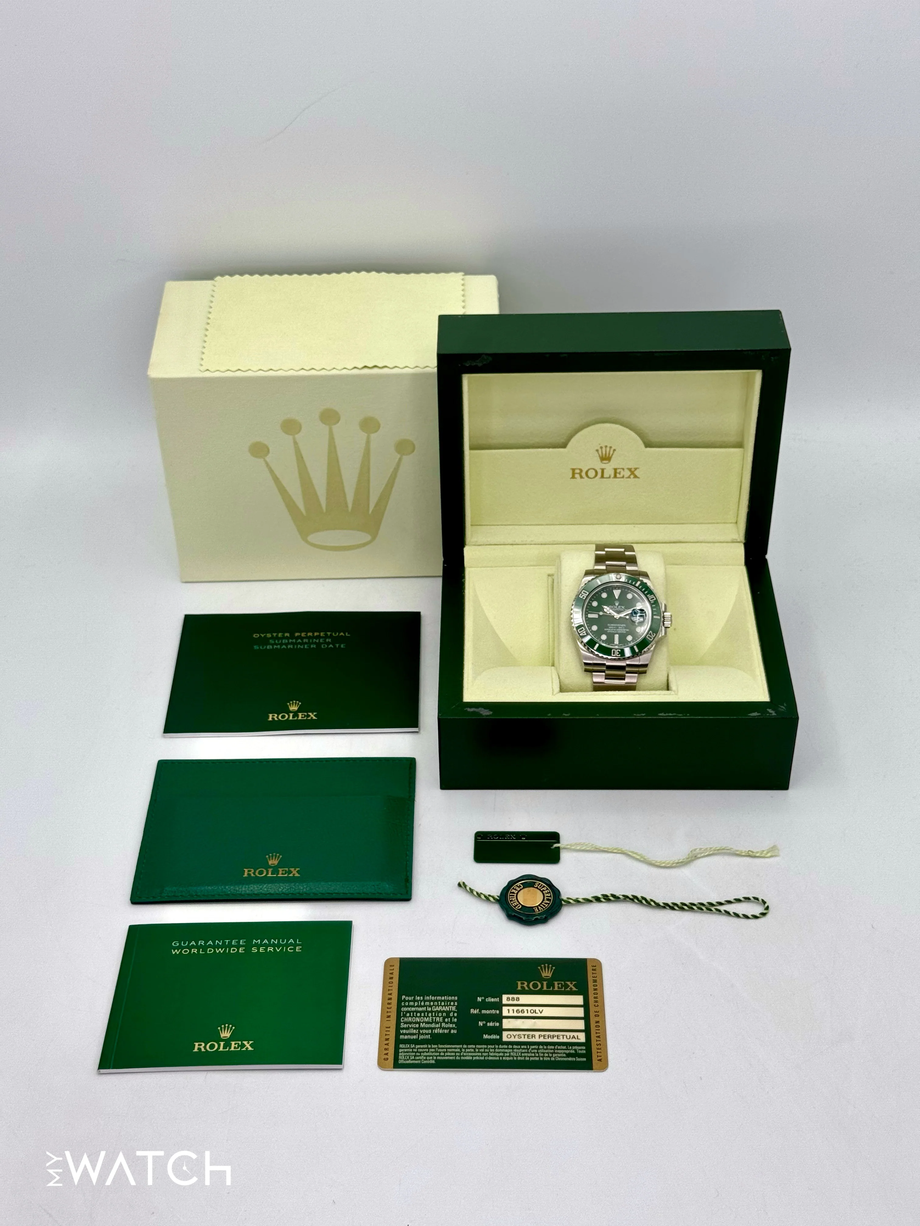 2012 Rolex Submariner “Hulk” 40mm 116610LV Green Dial - Image 9