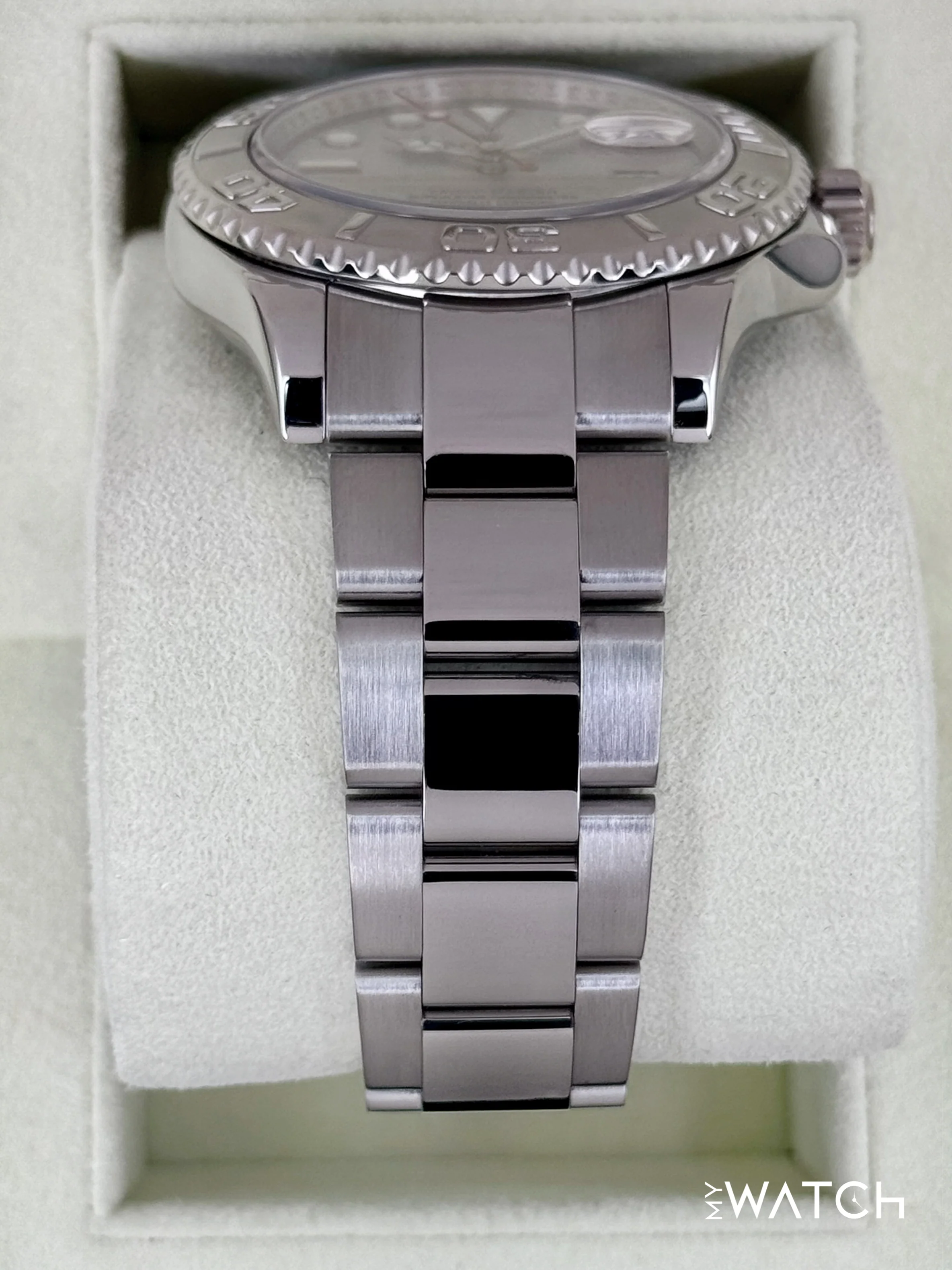 2012 Rolex Yacht-Master 40mm 16622 Platinum Bezel and Dial - Image 3