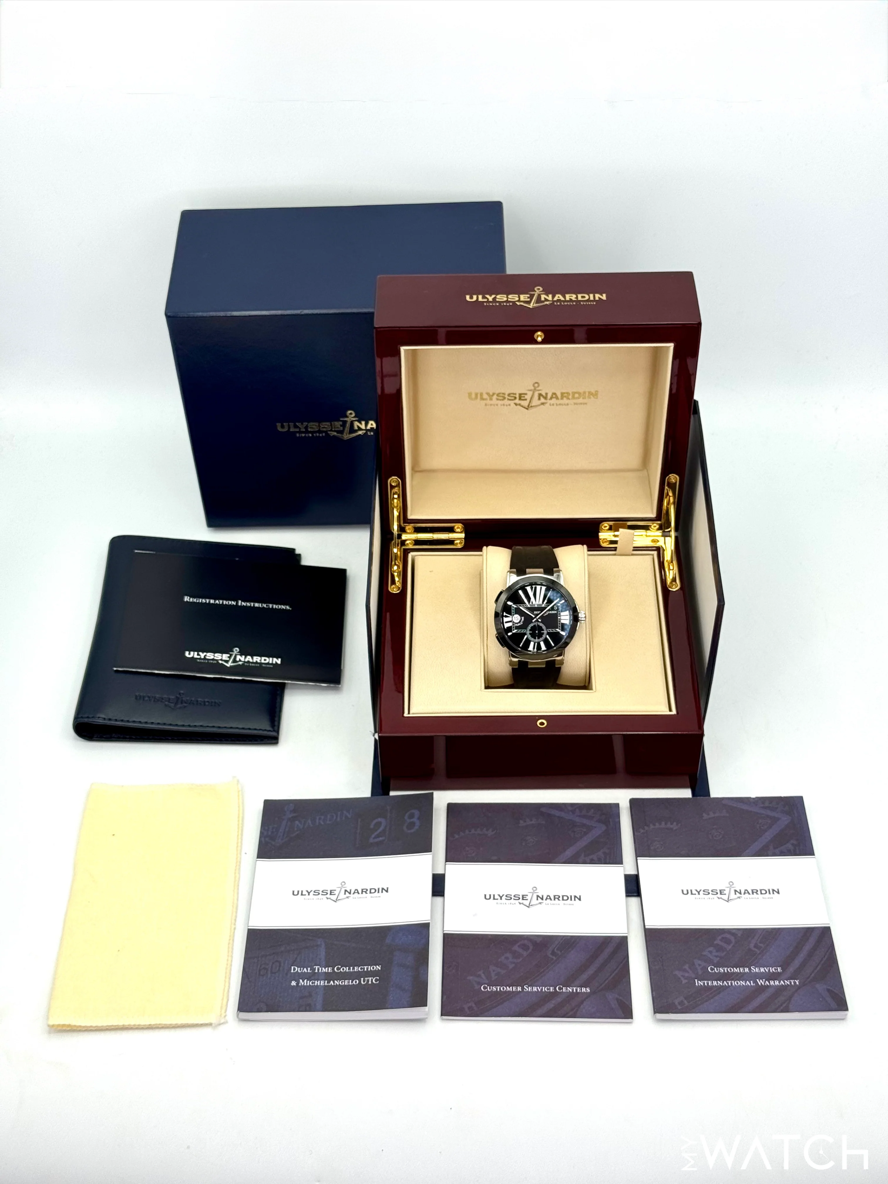 2012 Ulysse Nardin Executive Dual Time 43mm 243-00 Stainless Steel Black Dial - Image 11