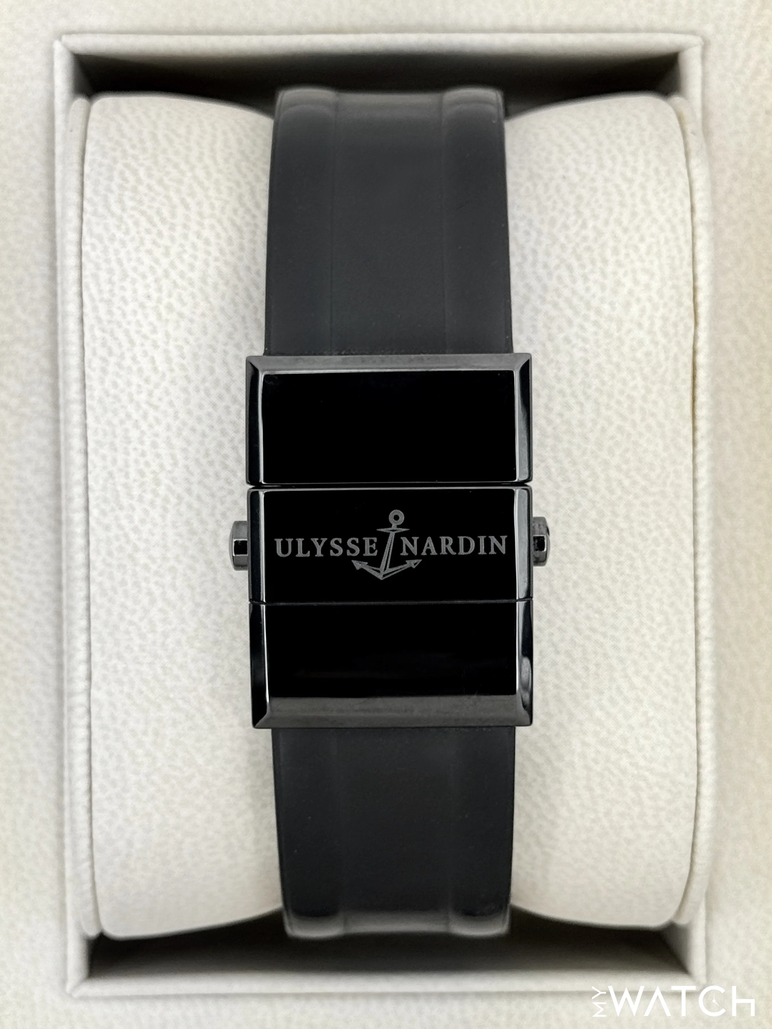 2012 Ulysse Nardin Executive Dual Time 43mm 243-00 Stainless Steel Black Dial - Image 2