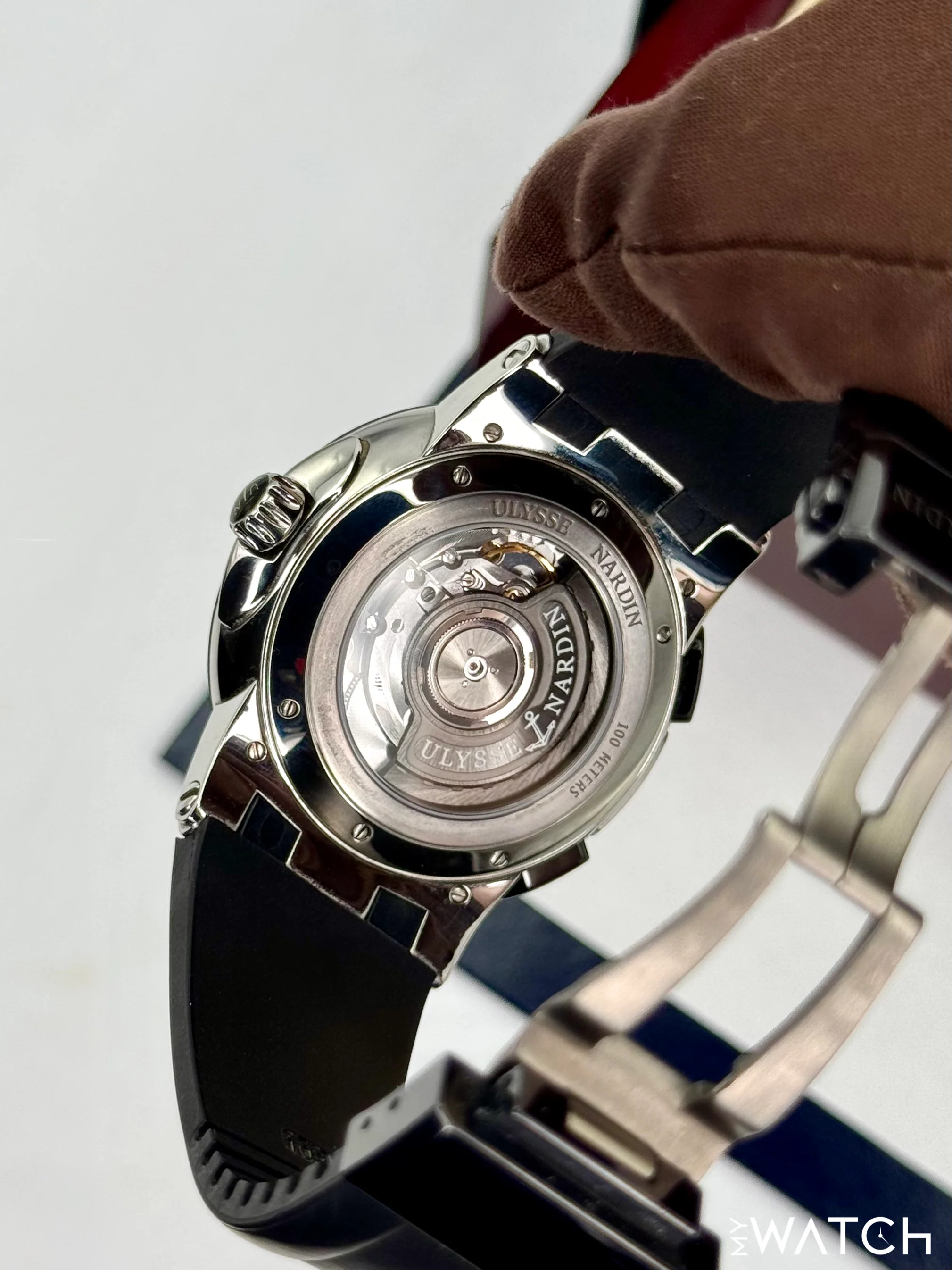 2012 Ulysse Nardin Executive Dual Time 43mm 243-00 Stainless Steel Black Dial - Image 9