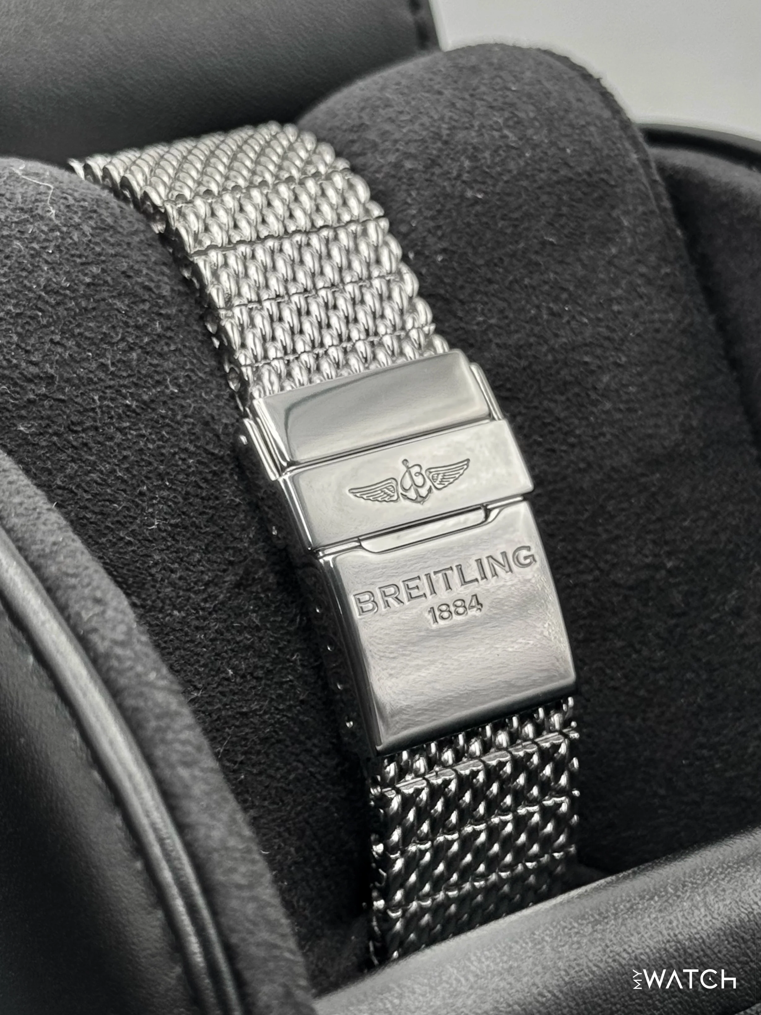 2013 Breitling Transocean Chronograph 43mm AB015212 Stainless Steel Silver Dial - Image 2