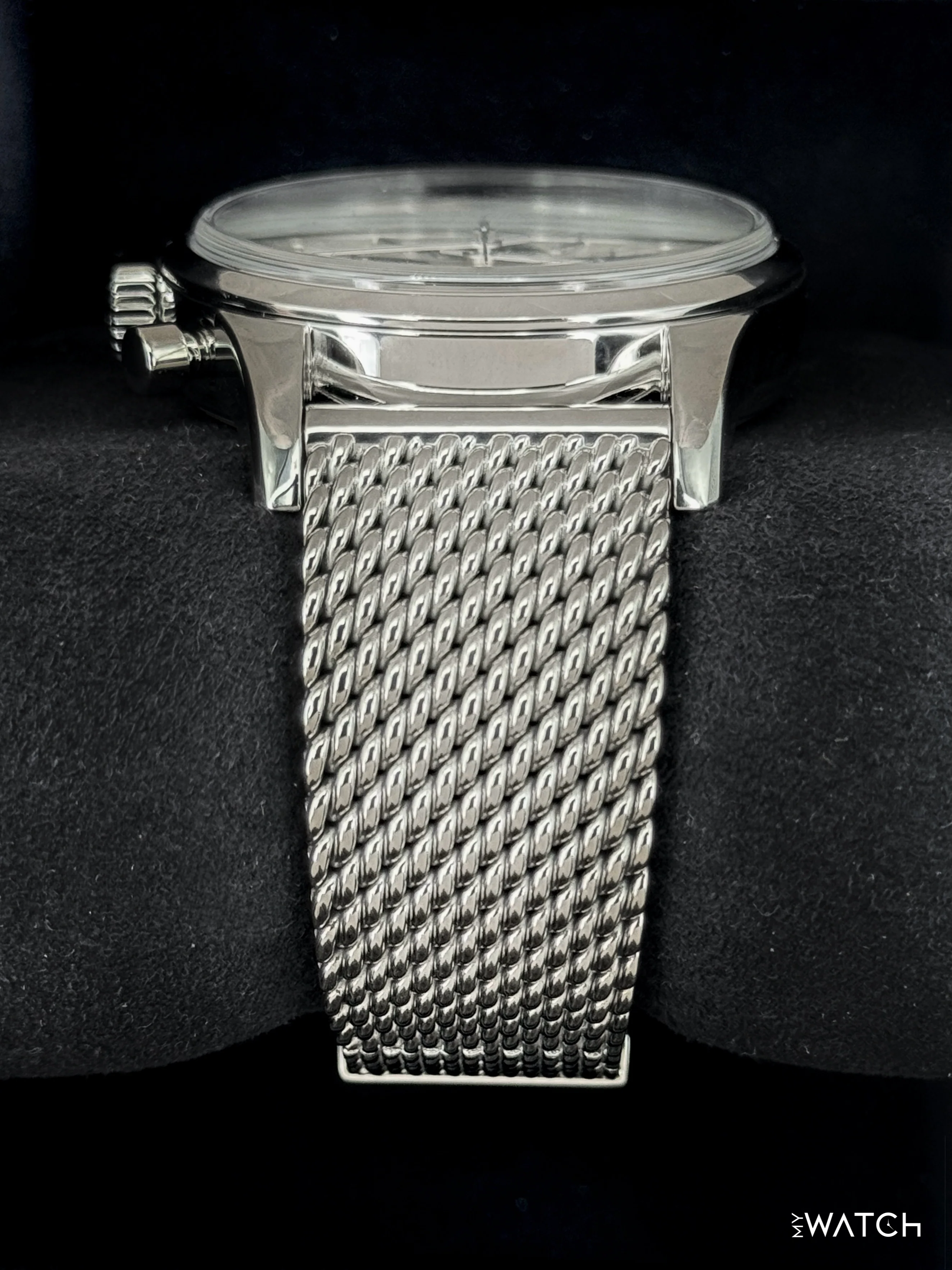 2013 Breitling Transocean Chronograph 43mm AB015212 Stainless Steel Silver Dial - Image 4