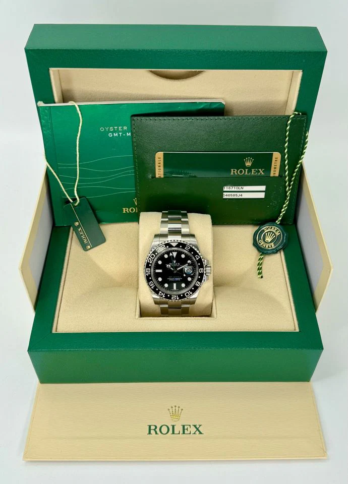 2013 Rolex GMT-Master II 40mm 116710LN Stainless Steel Black Dial - Image 11