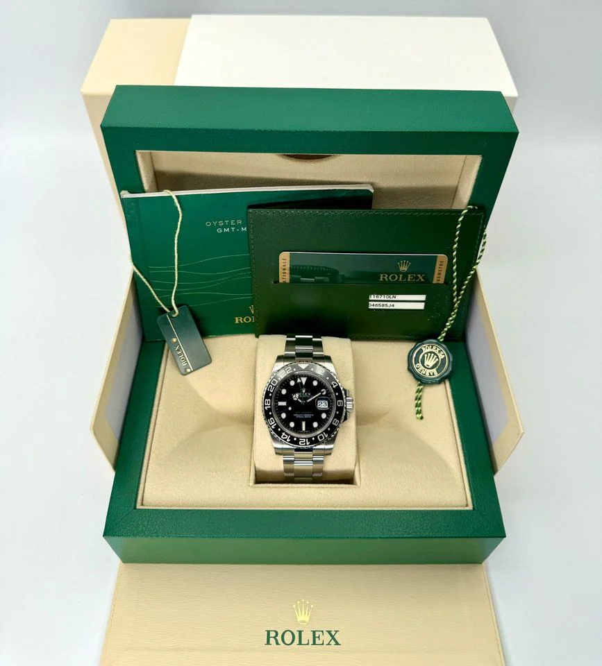 2013 Rolex GMT-Master II 40mm 116710LN Stainless Steel Black Dial - Image 12