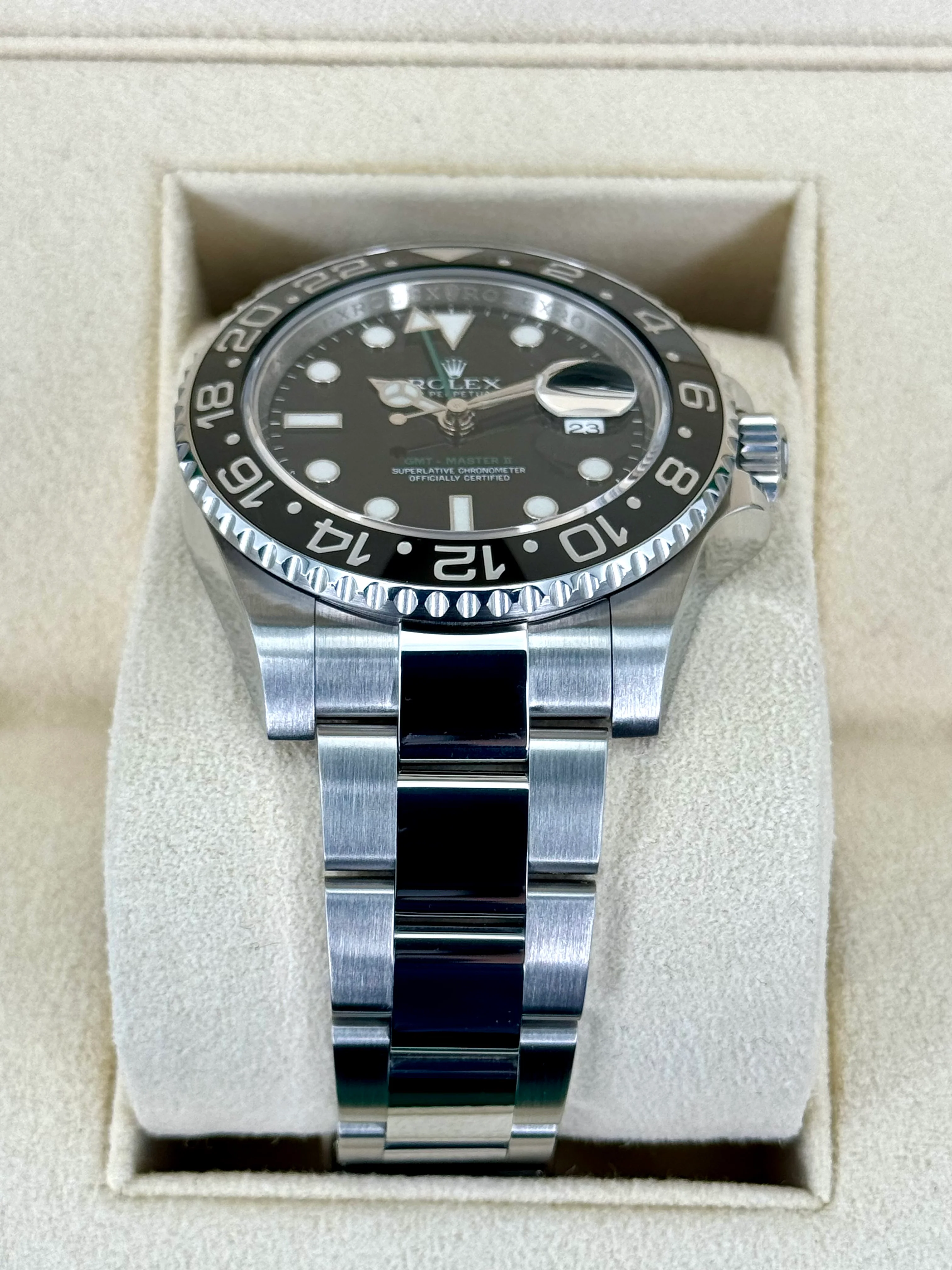 2013 Rolex GMT-Master II 40mm 116710LN Stainless Steel Black Dial - Image 3