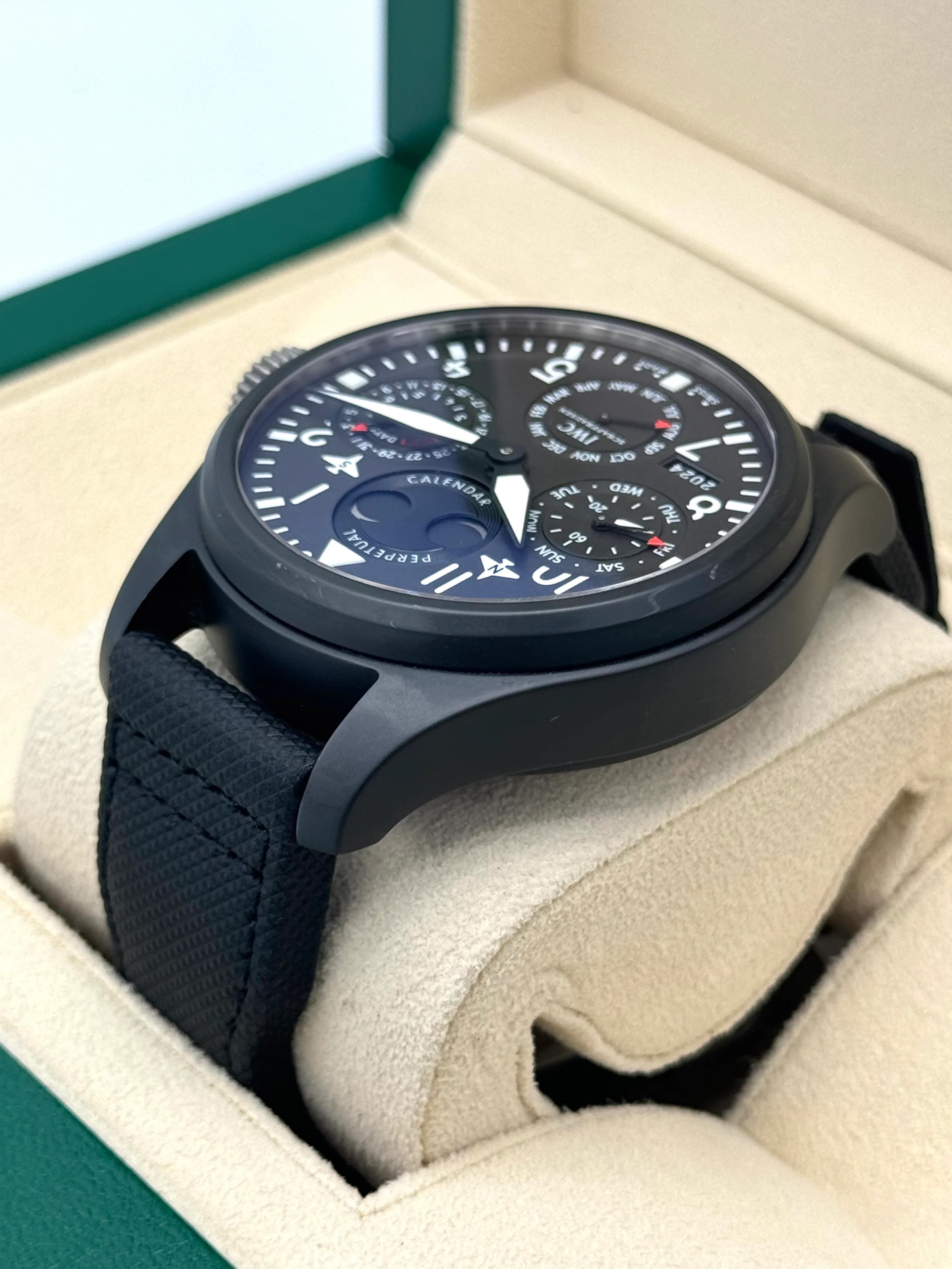 2013 IWC Top Gun Perpetual Calendar Big Pilot 48mm IW502902 Ceramic - Image 7