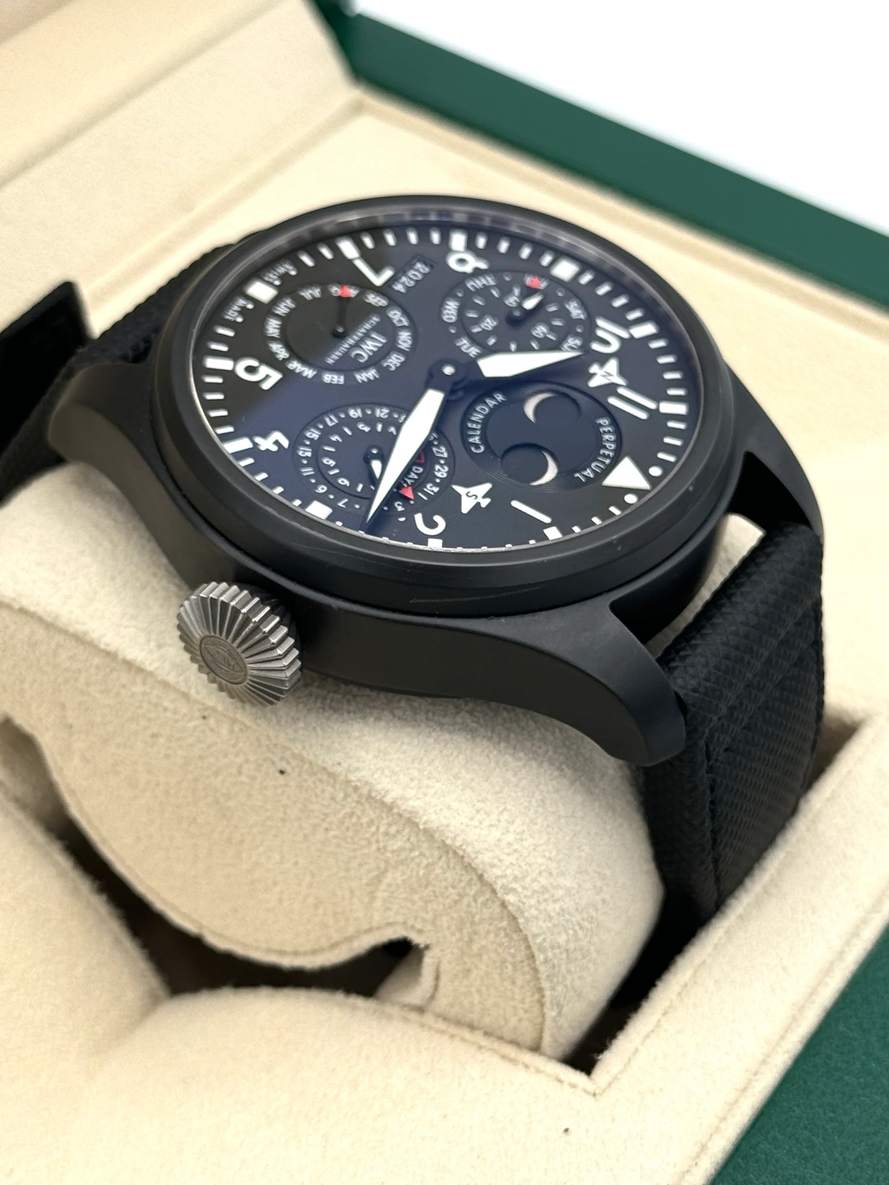 2013 IWC Top Gun Perpetual Calendar Big Pilot 48mm IW502902 Ceramic - Image 8