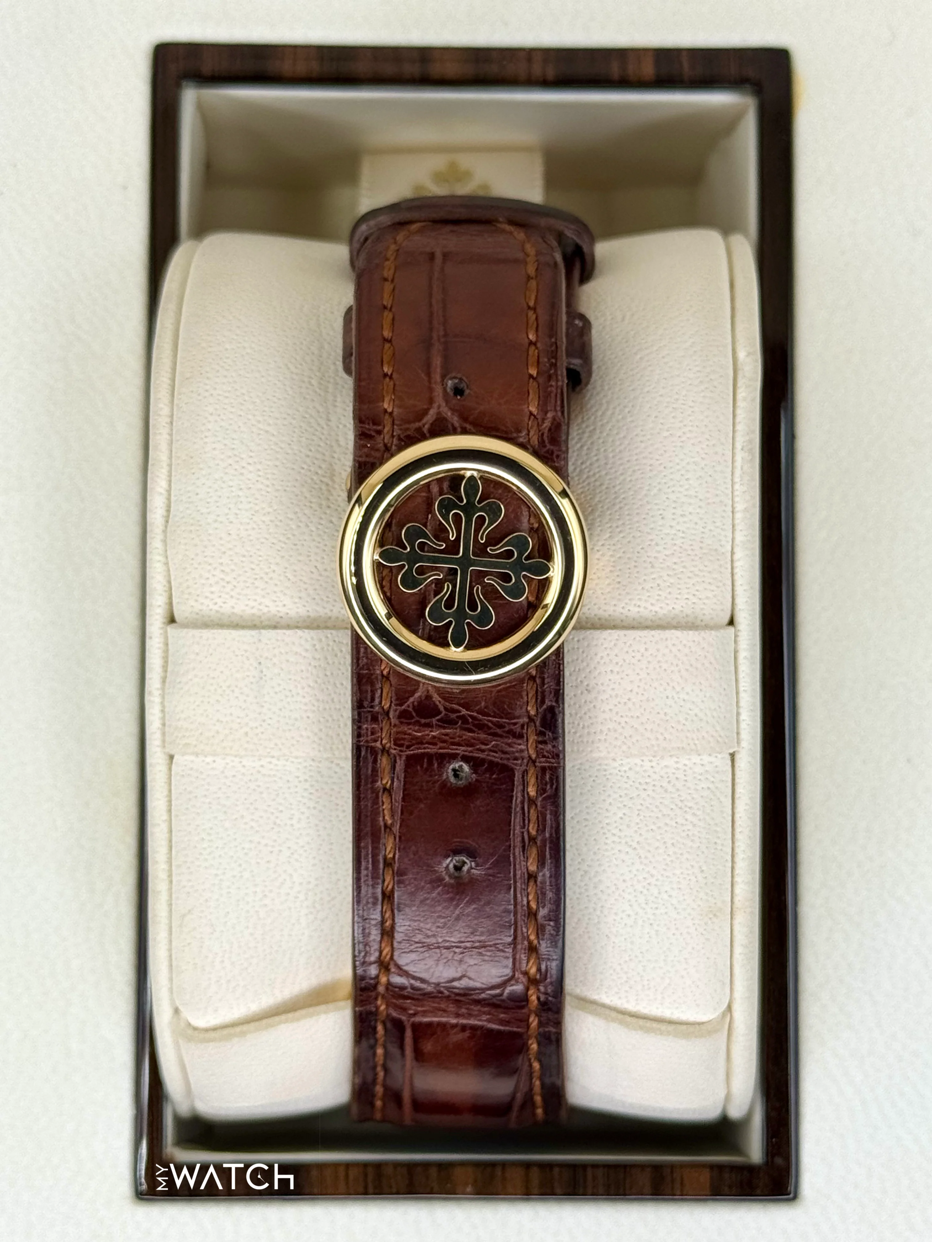 2013 Patek Philippe Calatrava 38mm 5153J Yellow Gold Silver Dial - Image 2