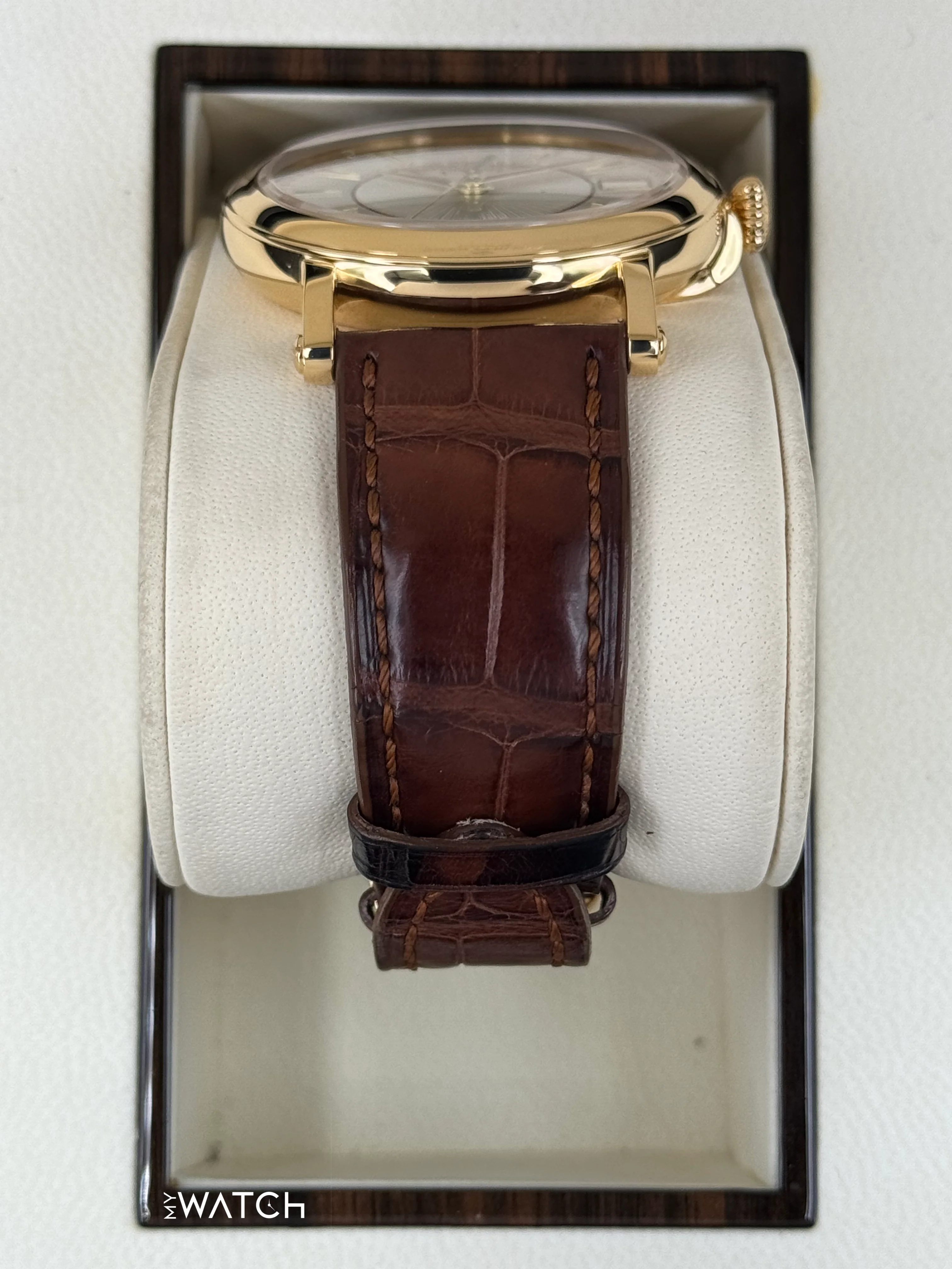 2013 Patek Philippe Calatrava 38mm 5153J Yellow Gold Silver Dial - Image 3