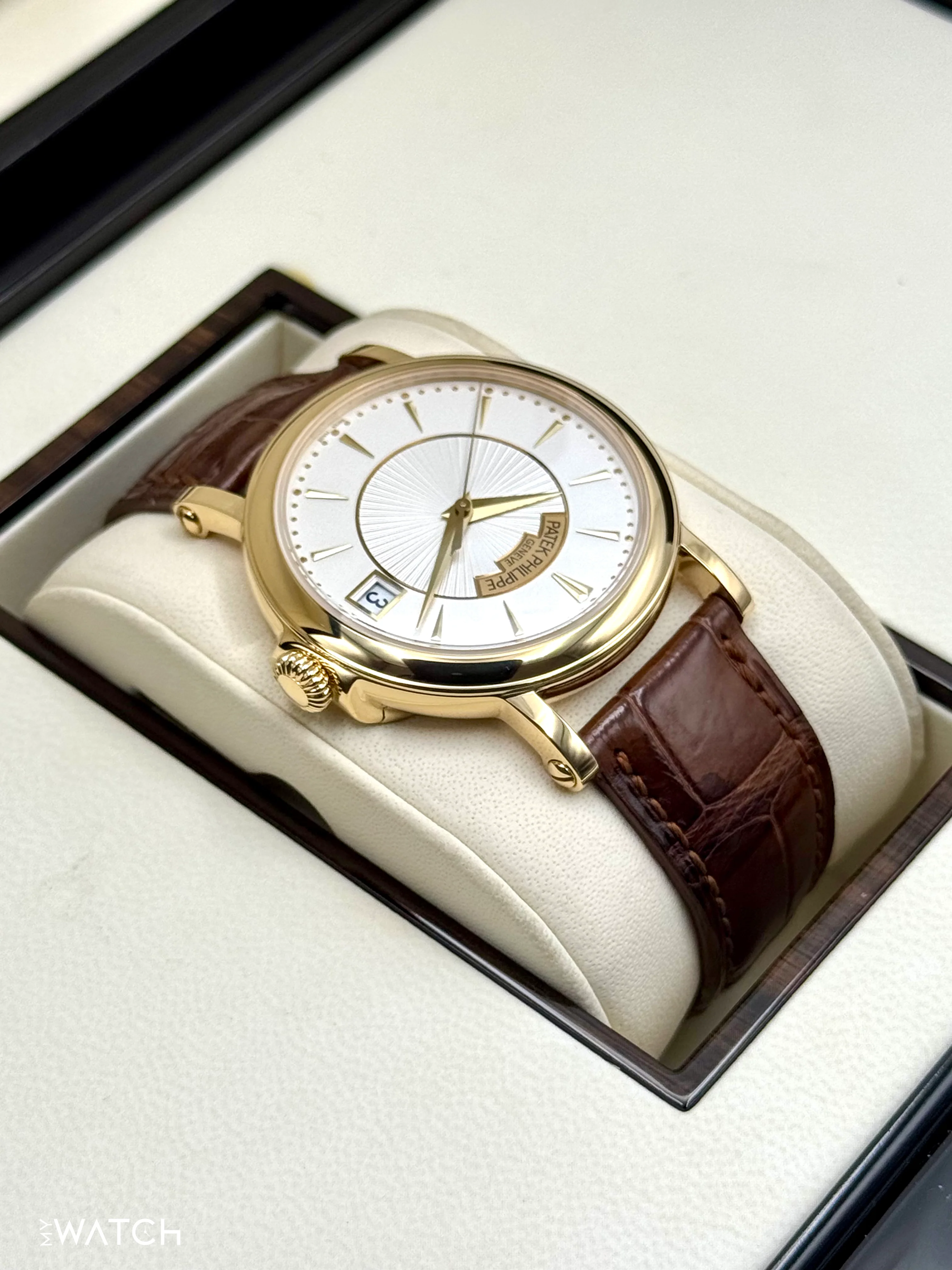 2013 Patek Philippe Calatrava 38mm 5153J Yellow Gold Silver Dial - Image 8