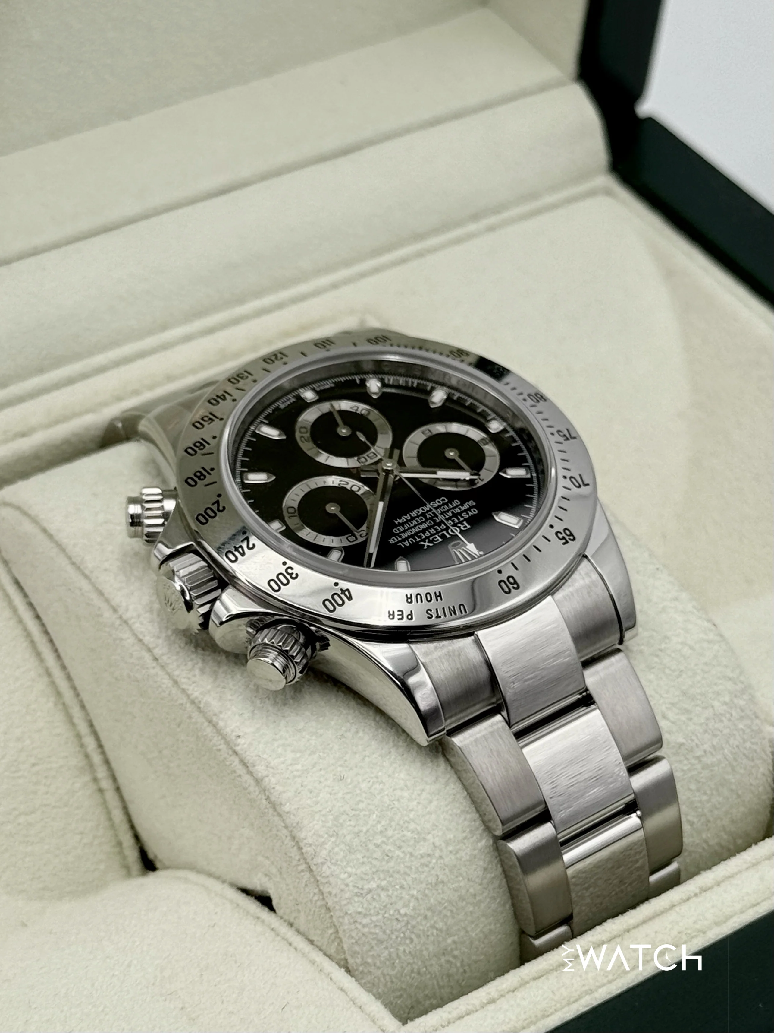 2013 Rolex Daytona 40mm 116520 Stainless Steel Black APH Dial - Image 8