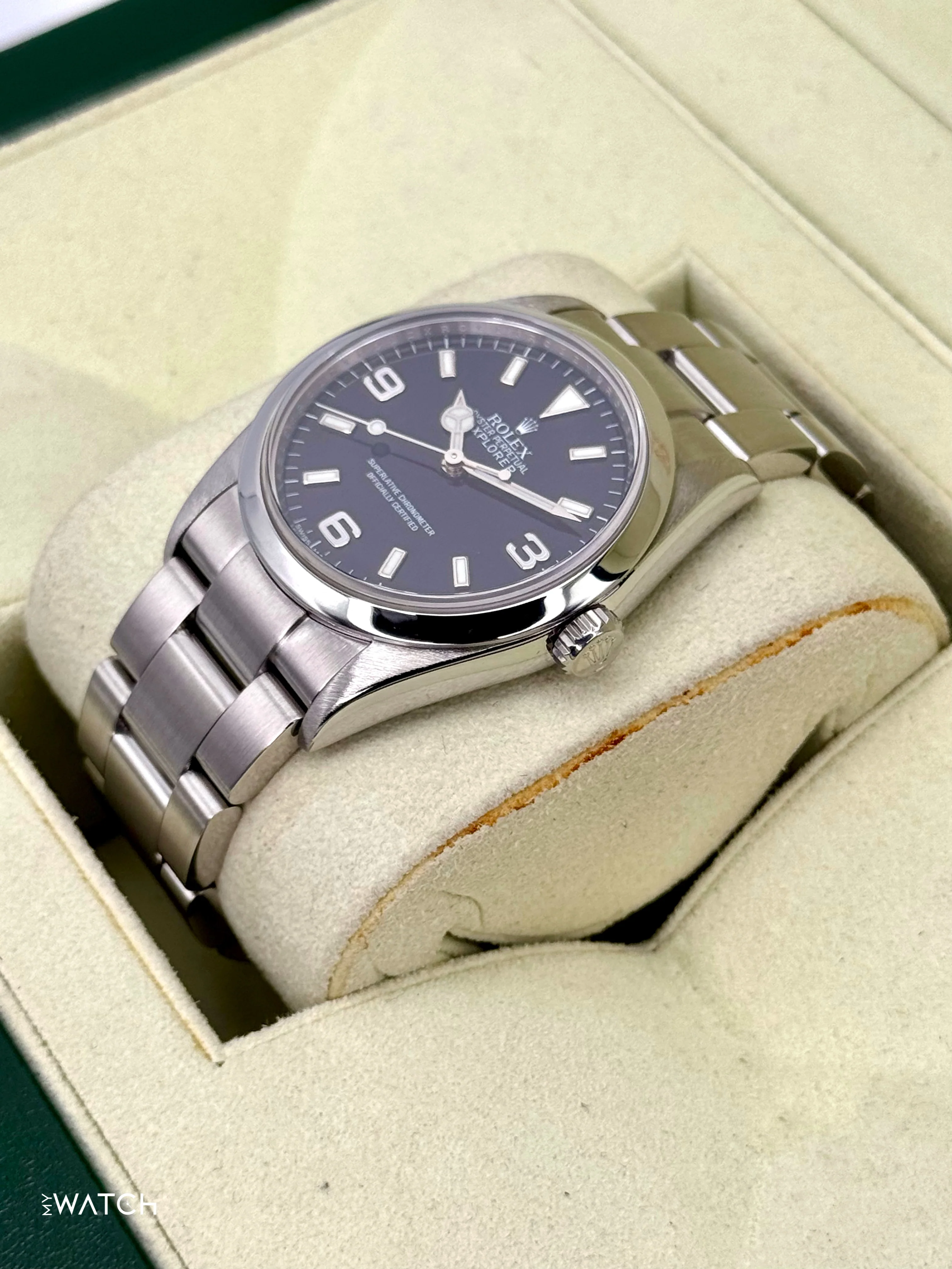 2013 Rolex Explorer 36mm 114270 Stainless Steel Black Dial - Image 6