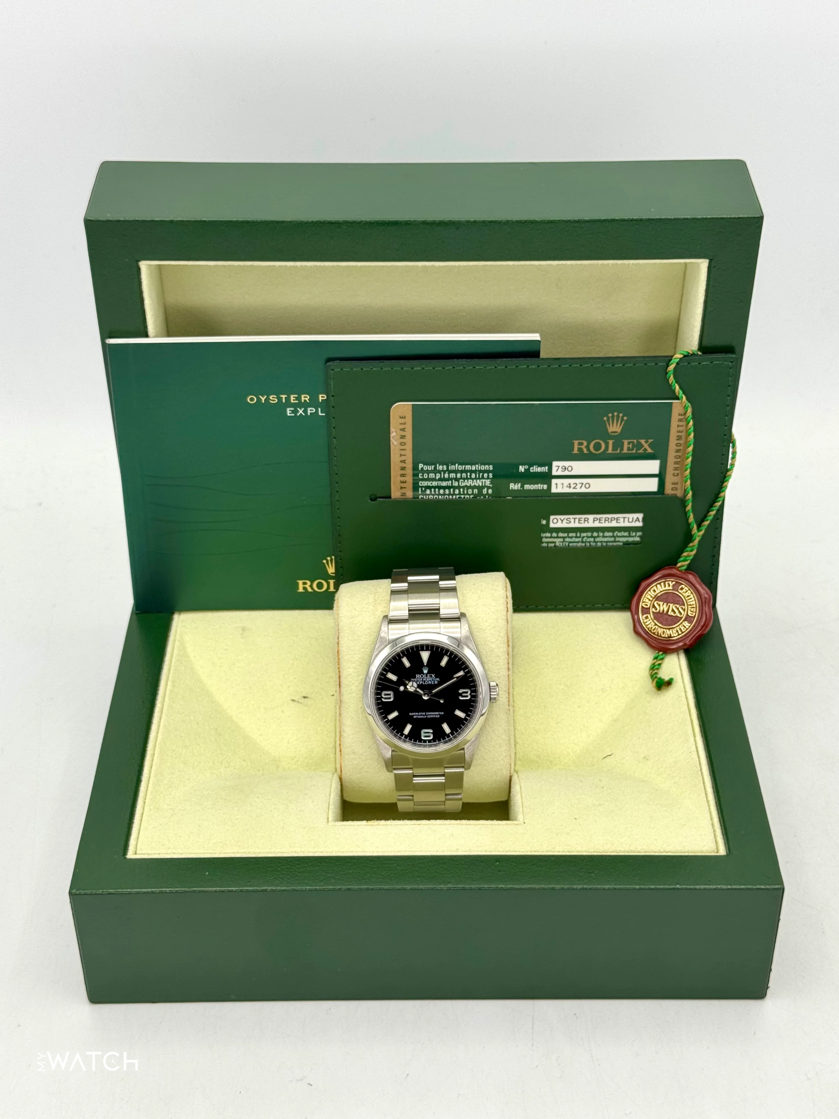 2013 Rolex Explorer 36mm 114270 Stainless Steel Black Dial - Image 8