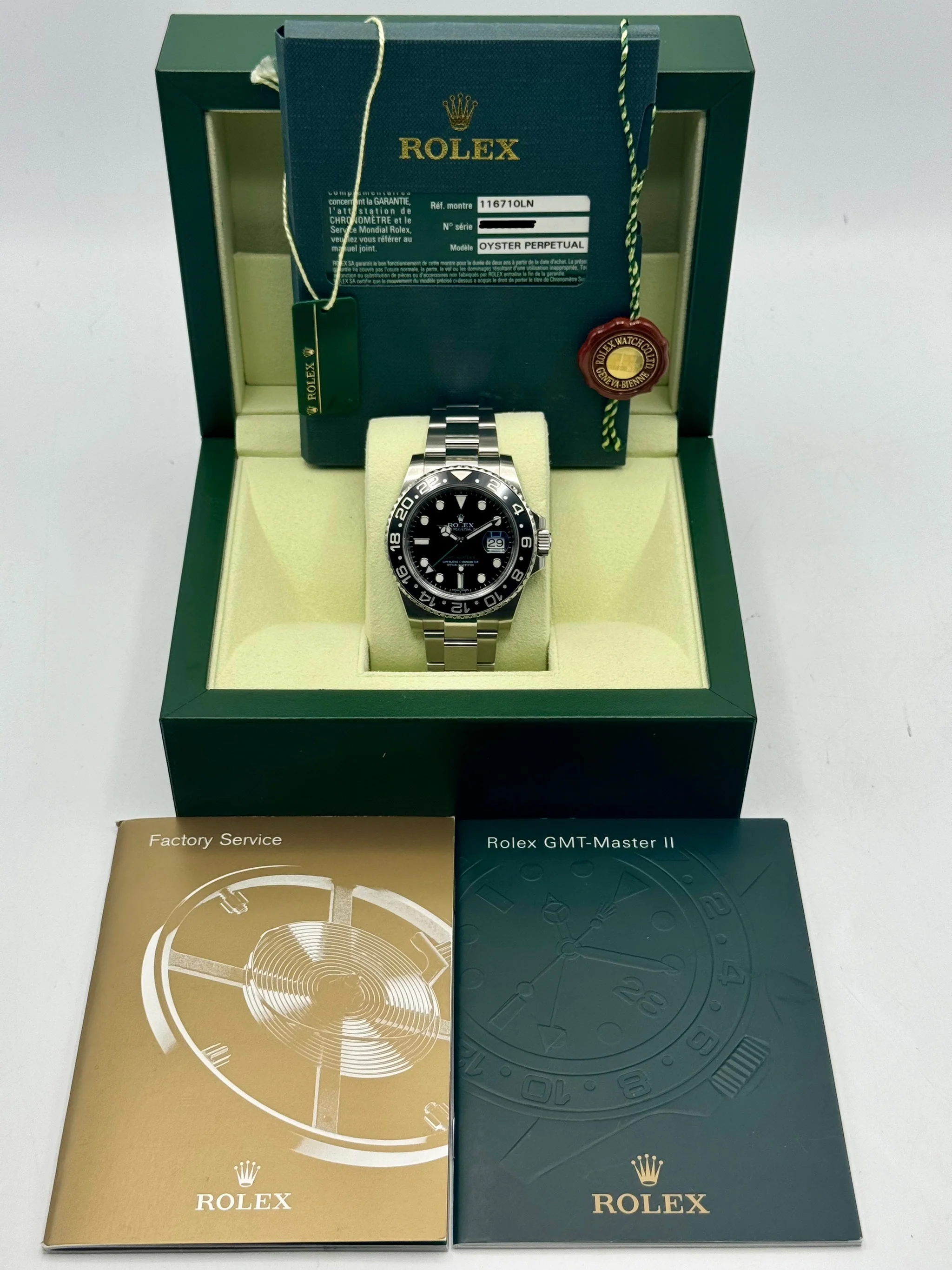 2013 Rolex GMT-Master II 40mm 116710LN Stainless Steel Black Dial - Image 11