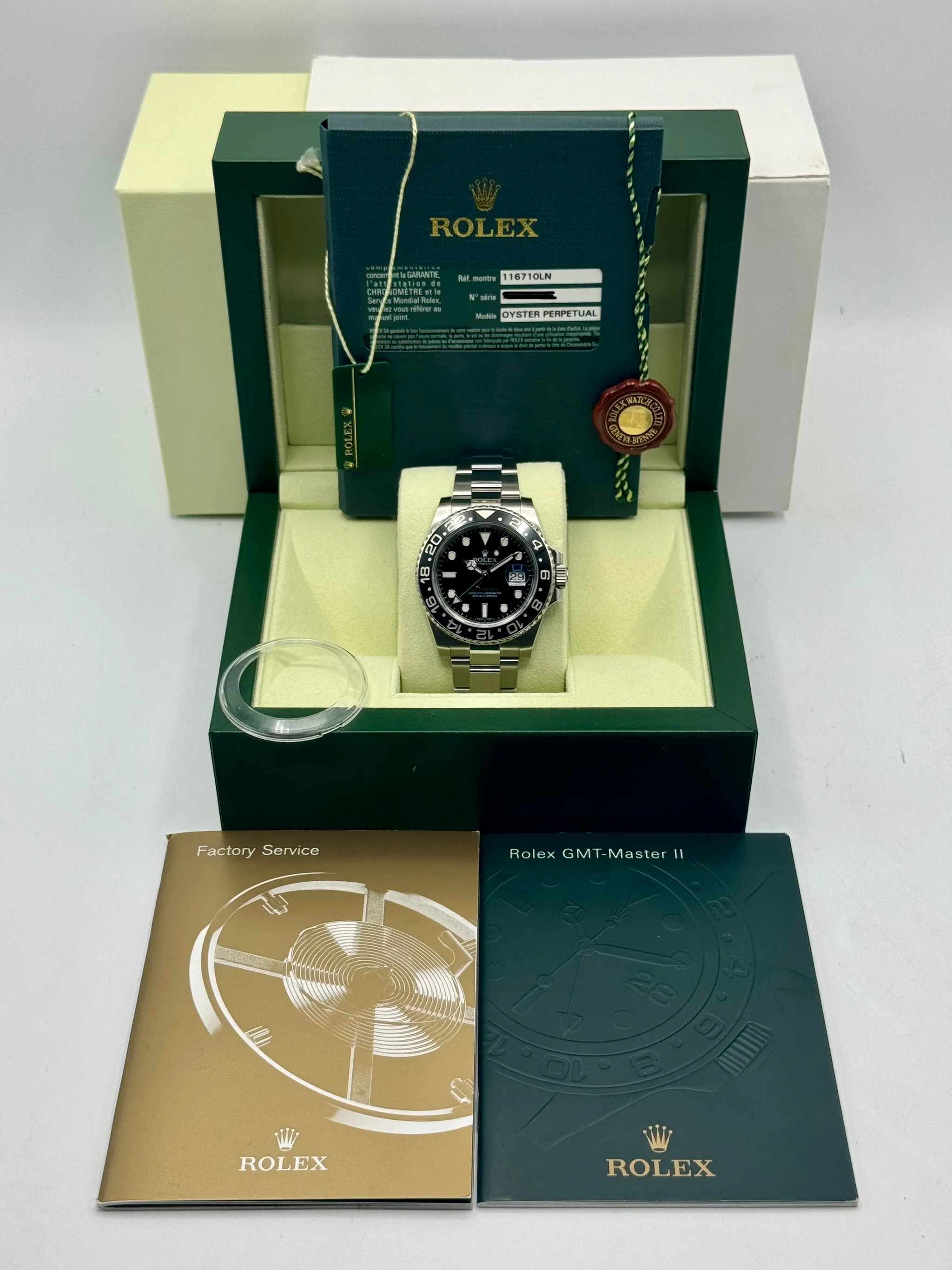 2013 Rolex GMT-Master II 40mm 116710LN Stainless Steel Black Dial - Image 12