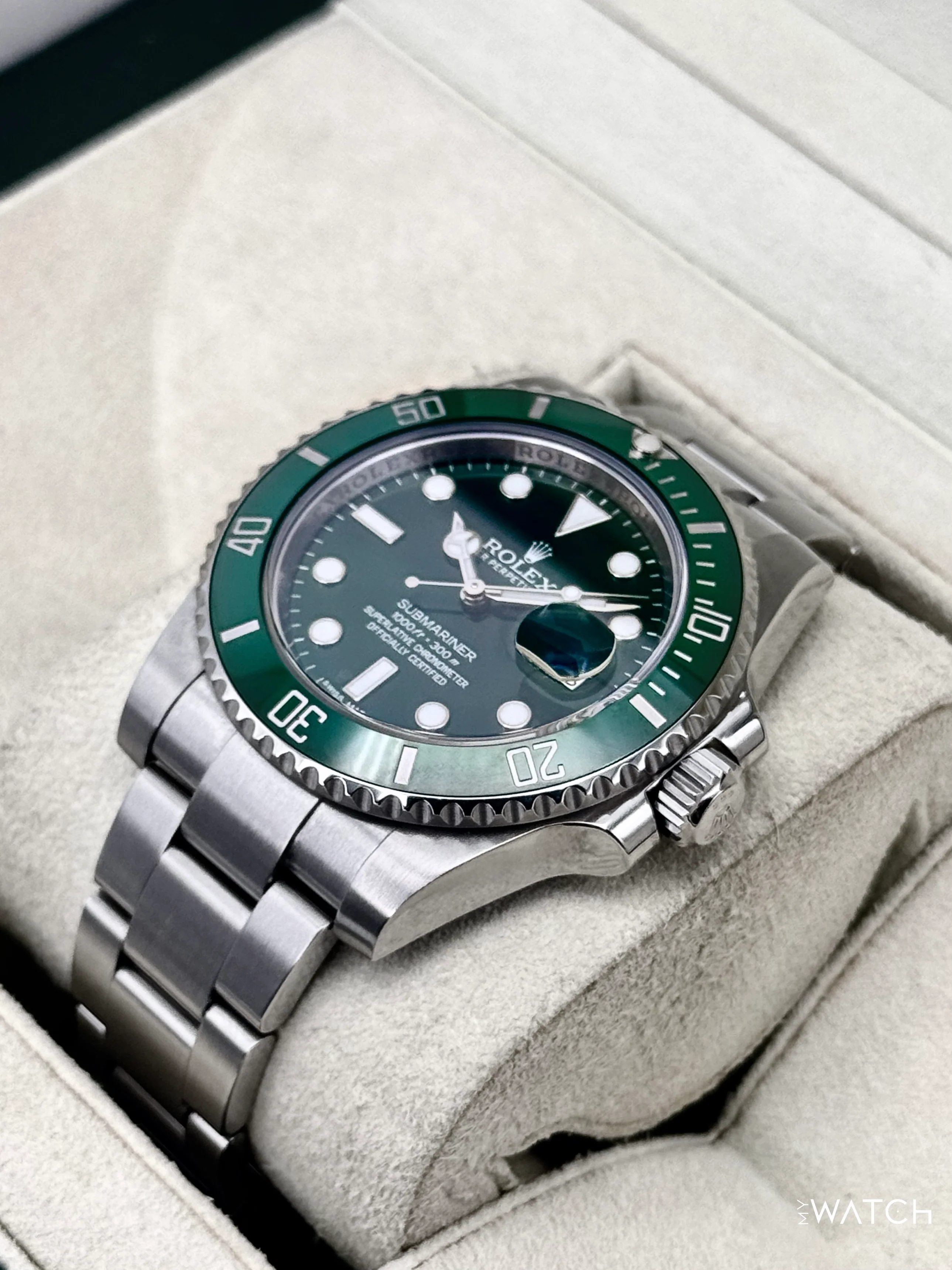 2013 Rolex Submariner “Hulk” 40mm 116610LV Green Dial - Image 5