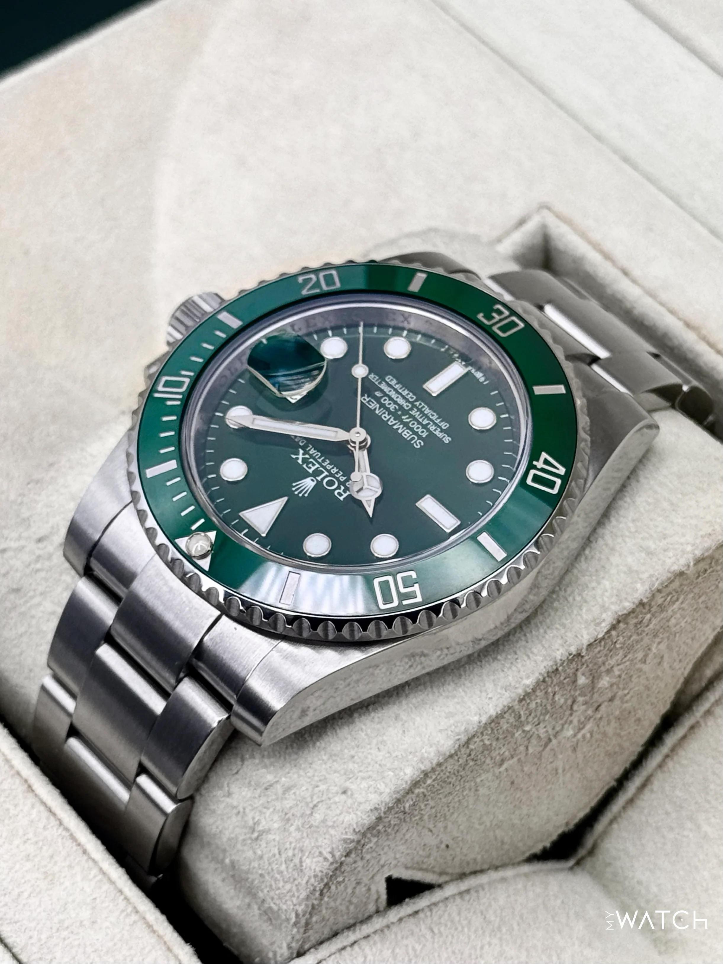 2013 Rolex Submariner “Hulk” 40mm 116610LV Green Dial - Image 7