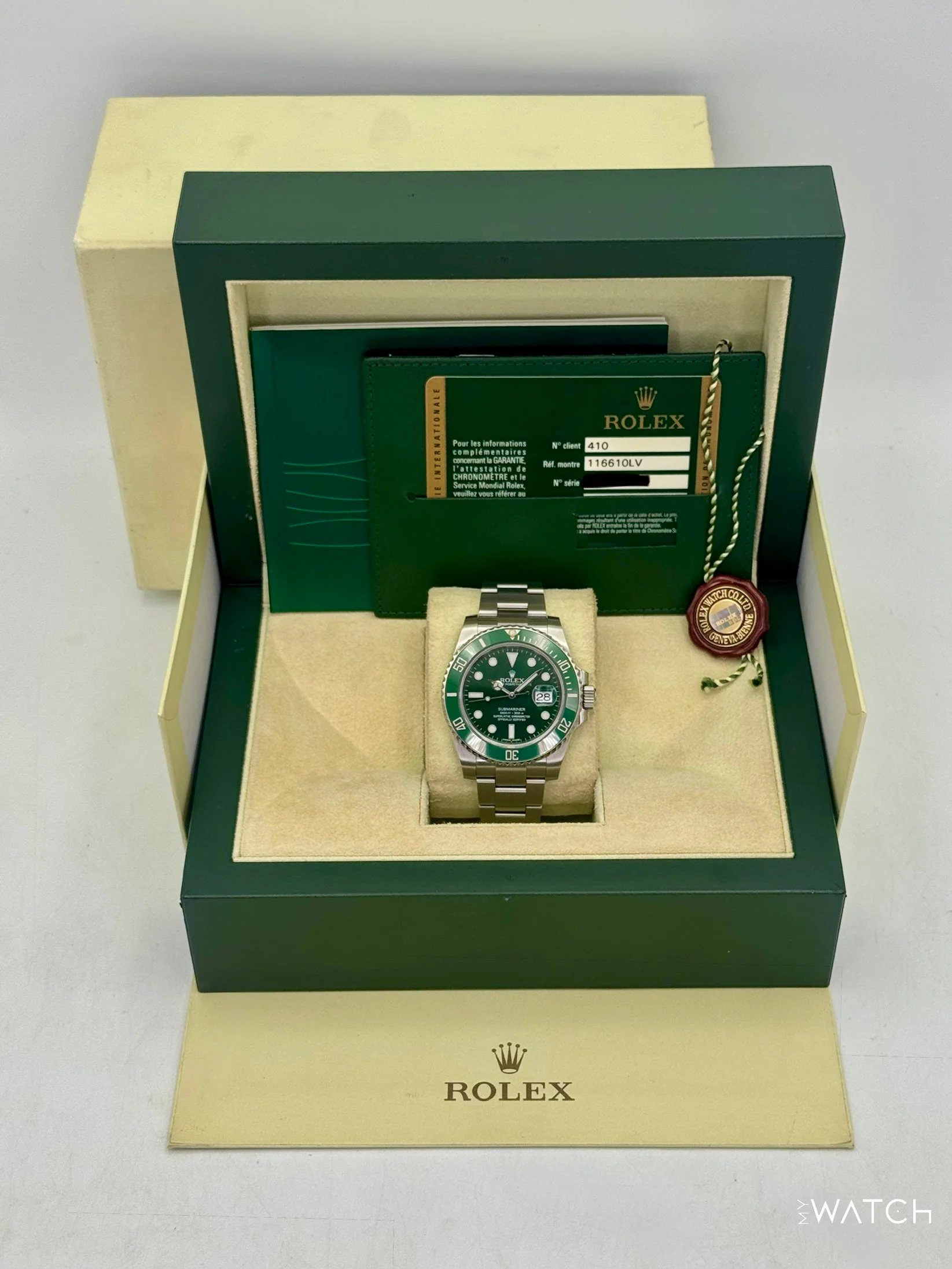 2013 Rolex Submariner “Hulk” 40mm 116610LV Green Dial - Image 9