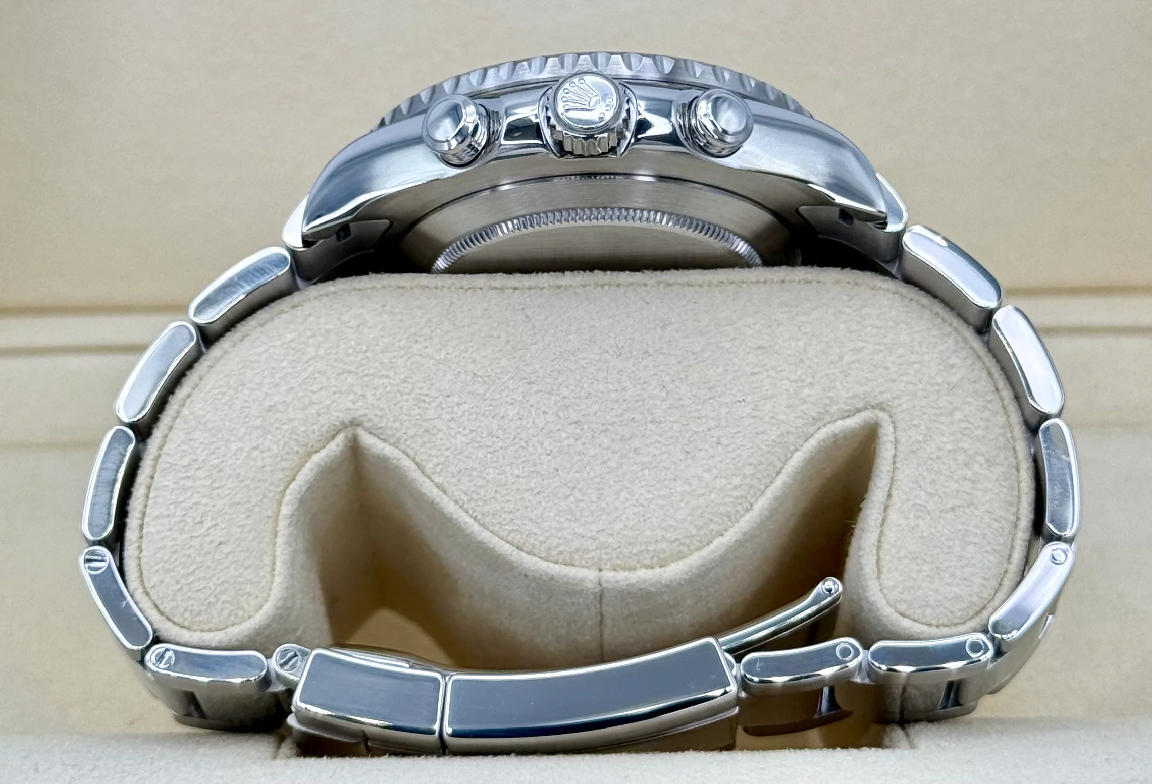 2013 Rolex Yacht-Master II 44mm 116680 Stainless Steel White Dial - Image 9
