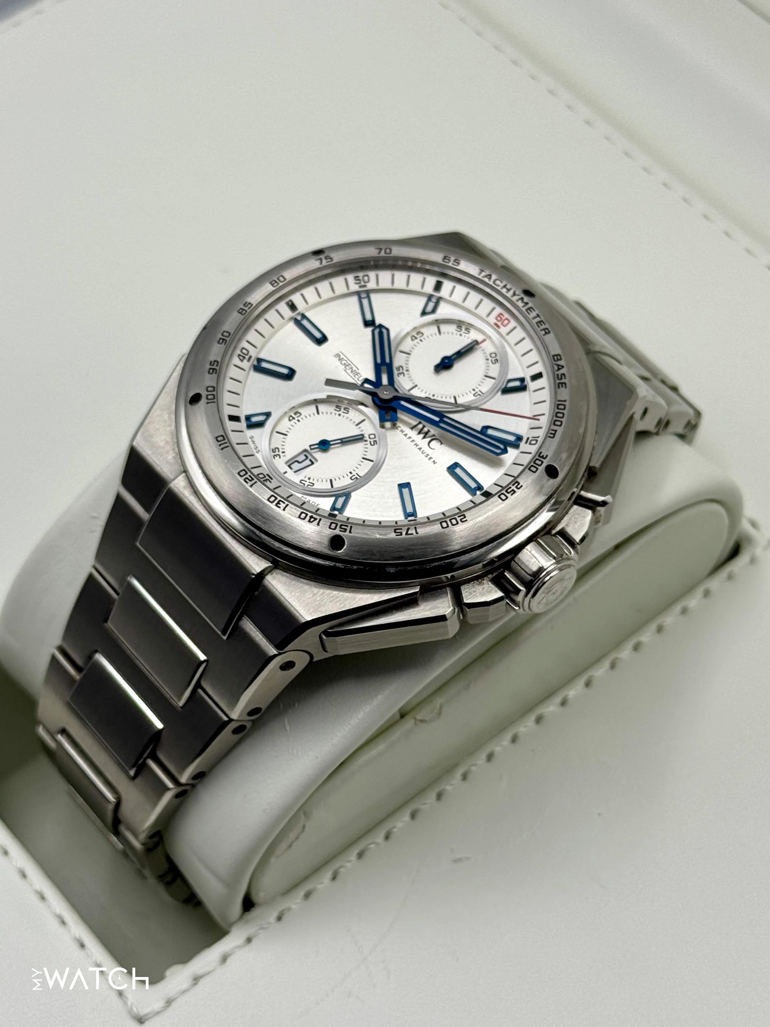 2014 IWC Ingenieur Chrono Racer 45mm IW378510 Stainless Steel Silver Dial - Image 5