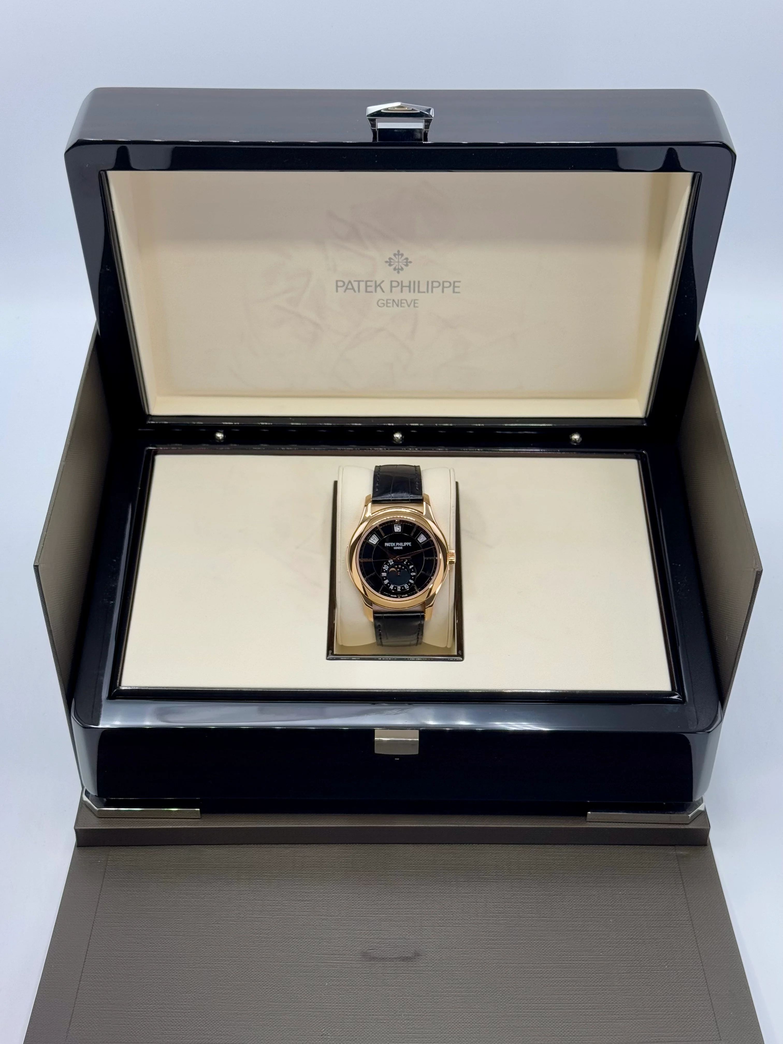 2014 Patek Philippe Annual Calender 40mm 5205R Rose Gold Black Dial - Image 10