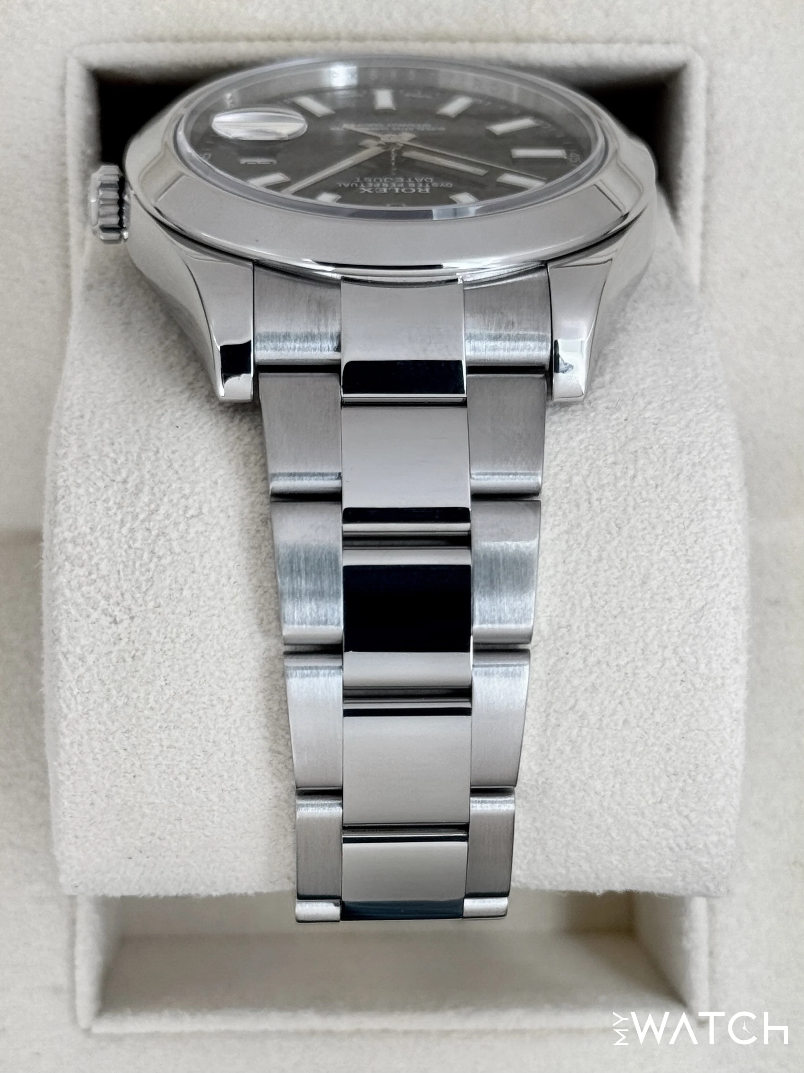 2014 Rolex Datejust II 41mm 116300 Stainless Steel Oyster Black Dial - Image 4