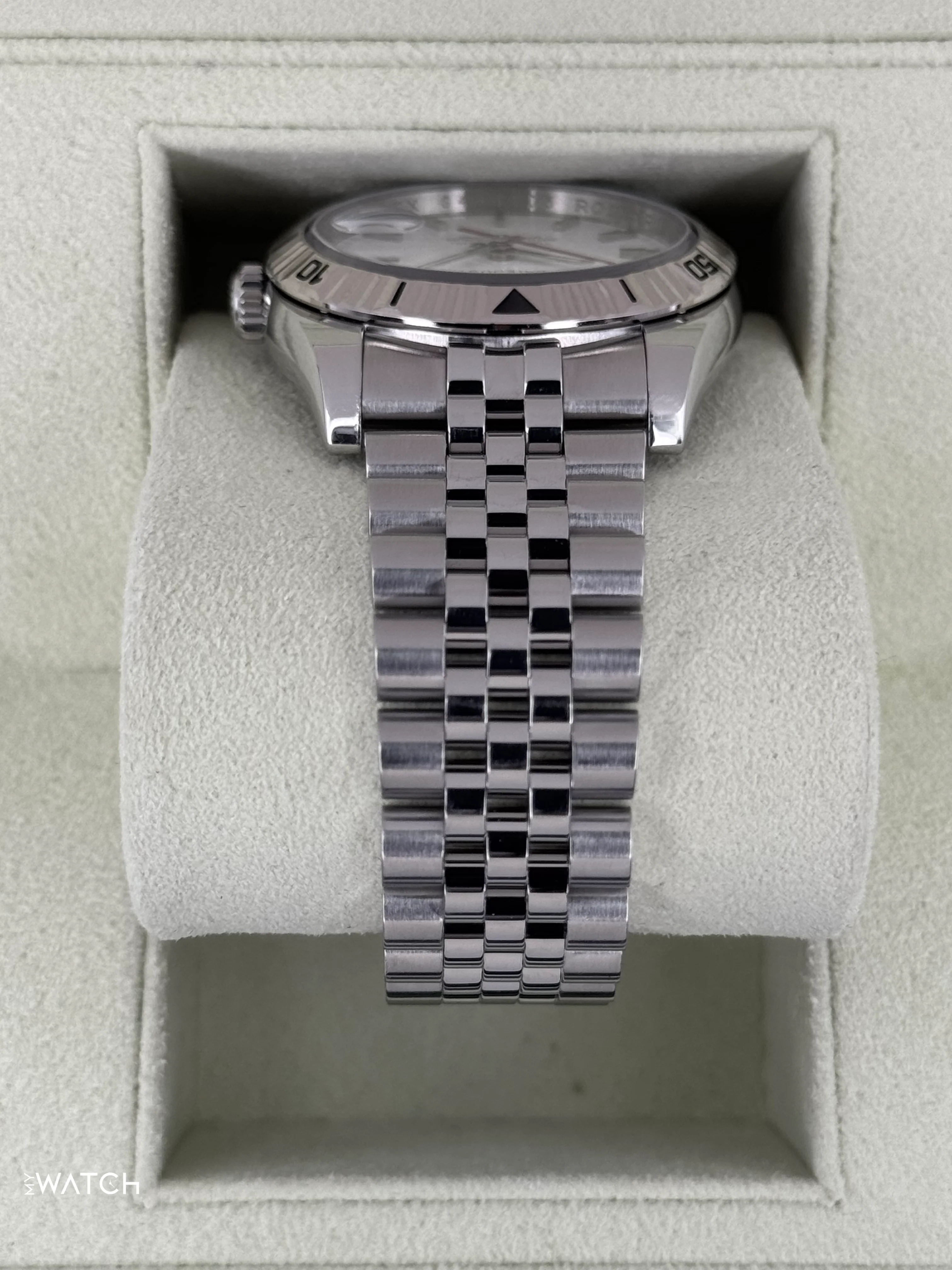 2014 Rolex Datejust Turn-O-Graph 36mm 116264 Jubilee White Dial - Image 4