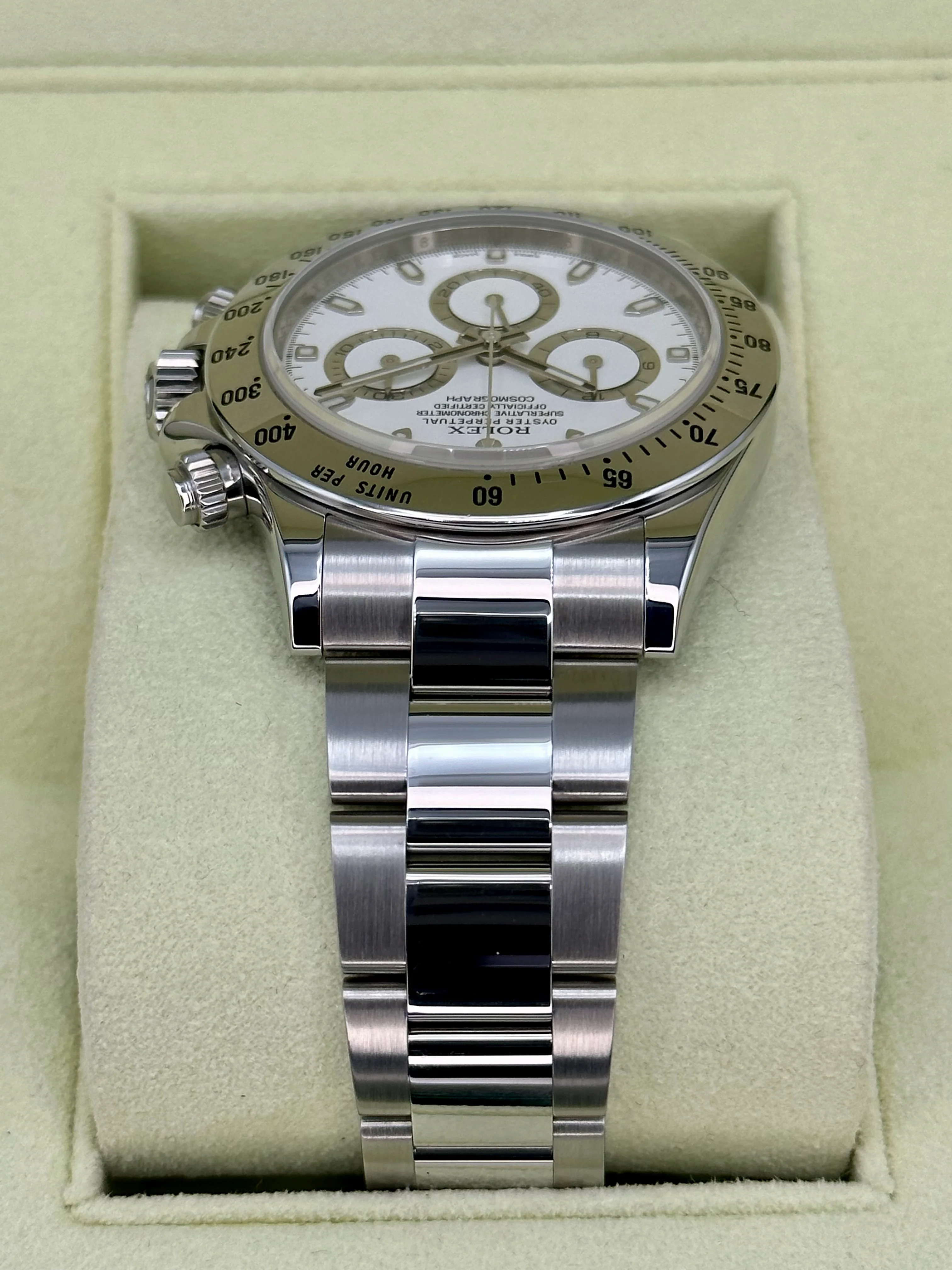 2014 Rolex Daytona 40mm 116520 Stainless Steel White APH Dial - Image 4