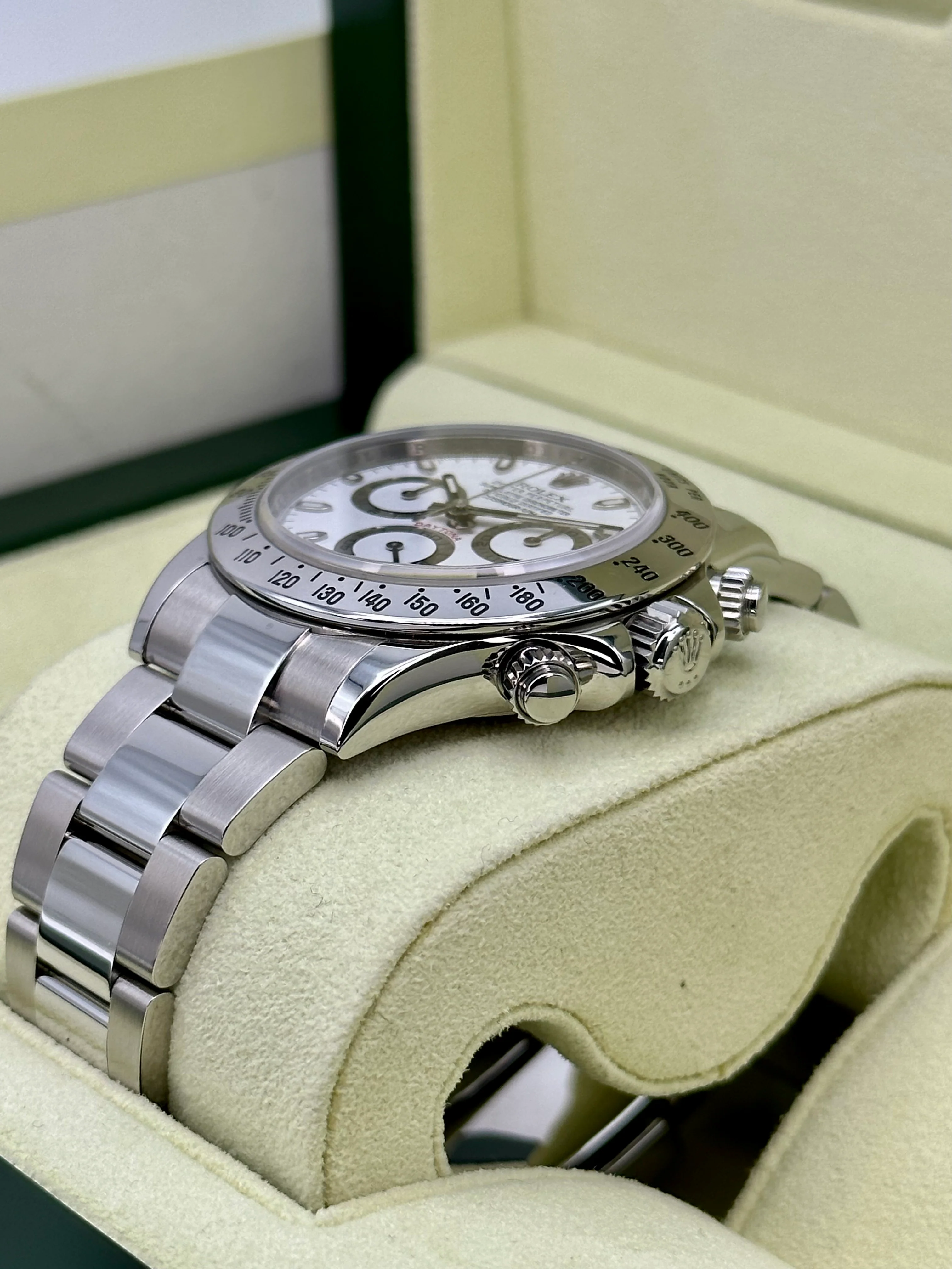 2014 Rolex Daytona 40mm 116520 Stainless Steel White APH Dial - Image 5