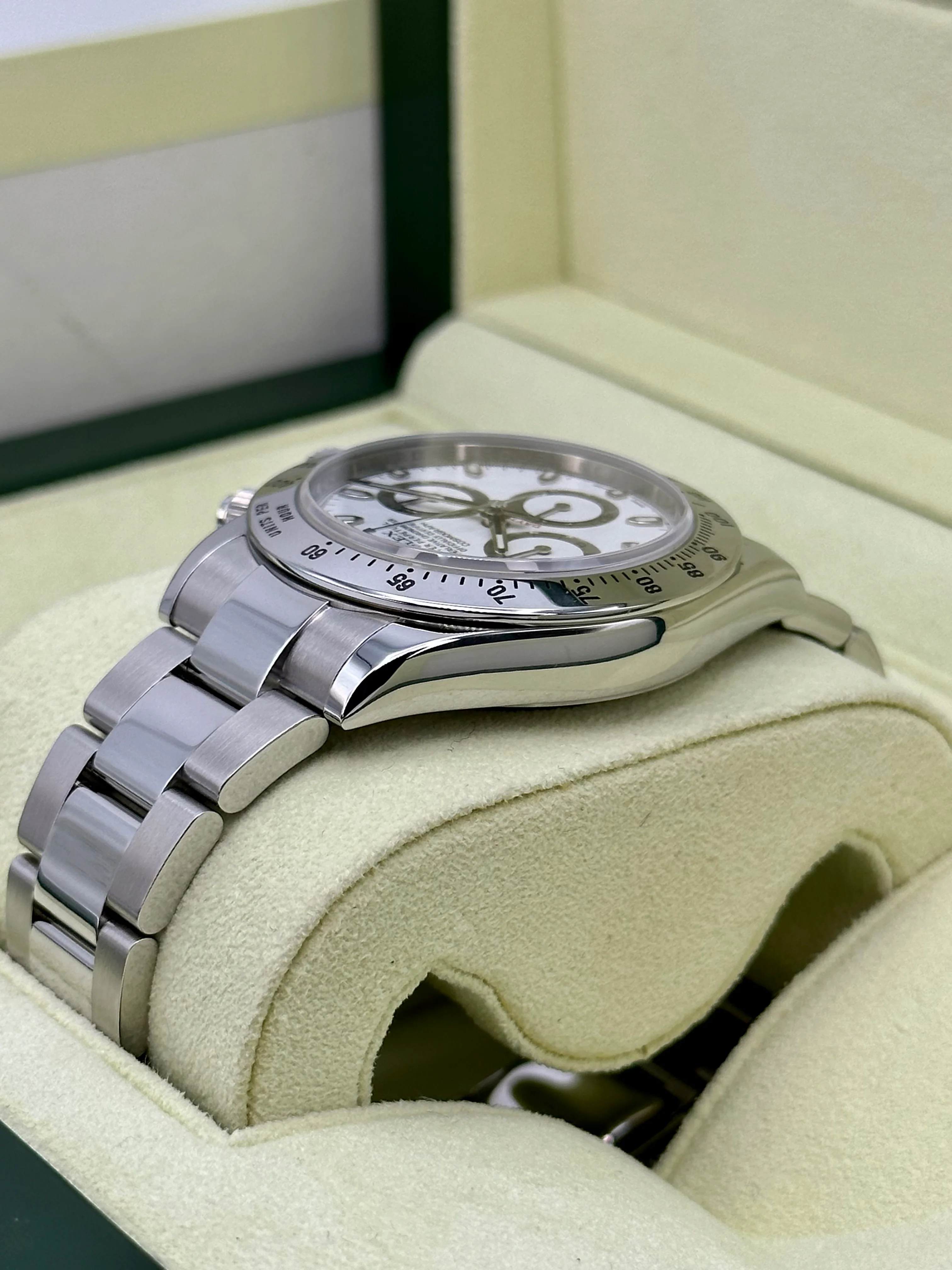 2014 Rolex Daytona 40mm 116520 Stainless Steel White APH Dial - Image 7