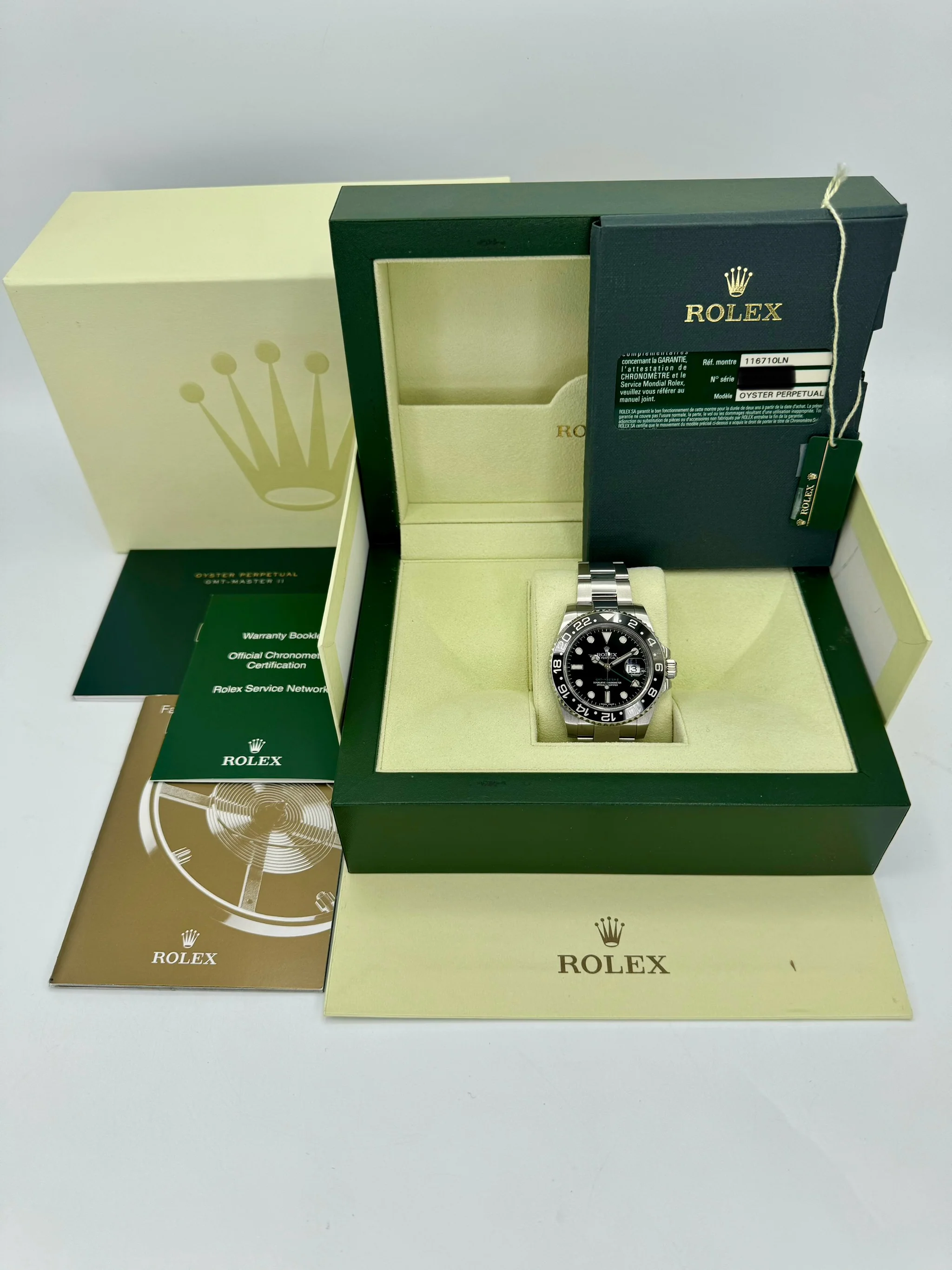 2014 Rolex GMT-Master-II 40mm 116710LN Stainless Steel Black Dial - Image 12