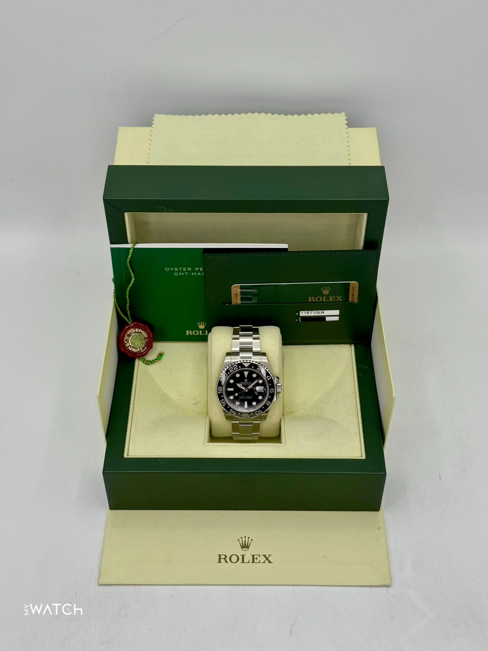 2014 Rolex GMT-Master II 40mm 116710LN Stainless Steel Black Dial - Image 9