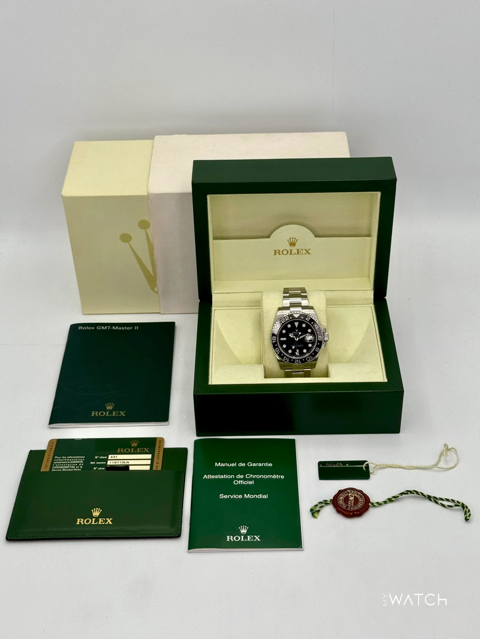 2014 Rolex GMT-Master II 40mm 116710LN Stainless Steel Black Dial - Image 10