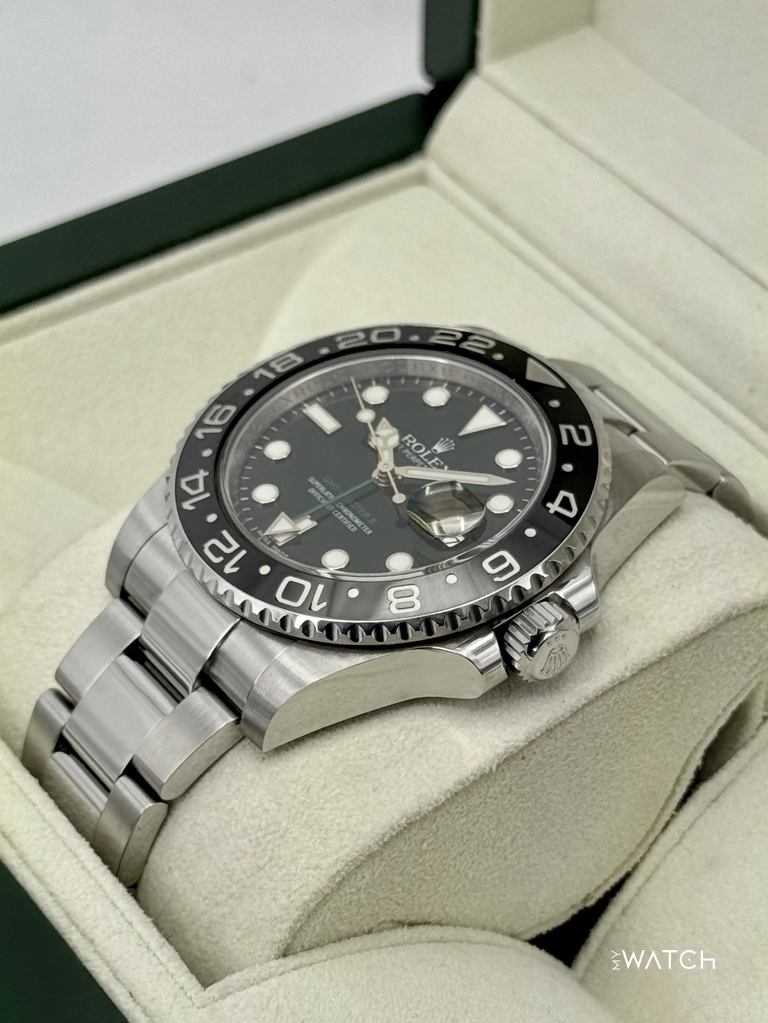 2014 Rolex GMT-Master II 40mm 116710LN Stainless Steel Black Dial - Image 5