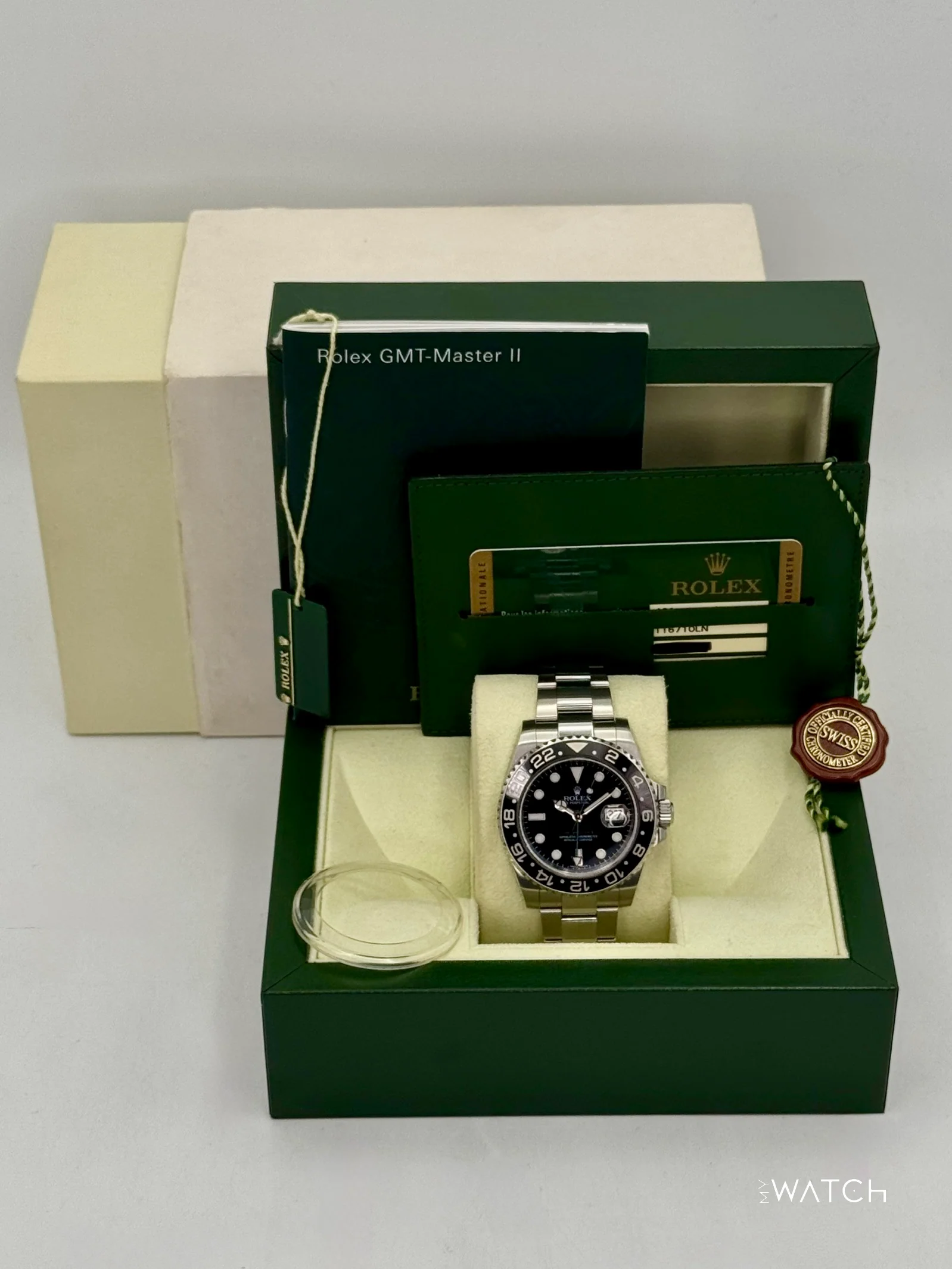 2014 Rolex GMT-Master II 40mm 116710LN Stainless Steel Black Dial - Image 9