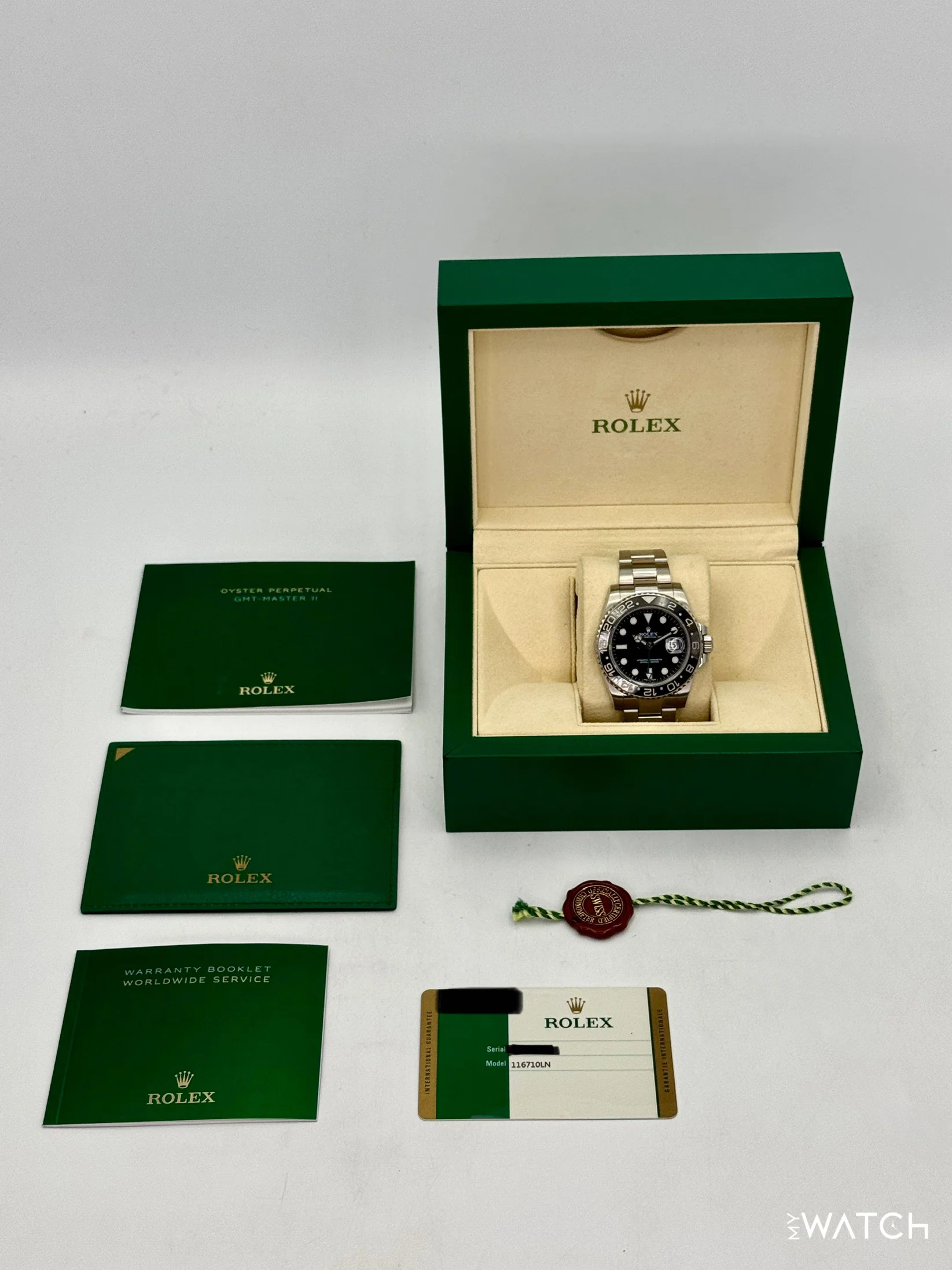 2014 Rolex GMT-Master II 40mm 116710LN Stainless Steel Black Dial - Image 10